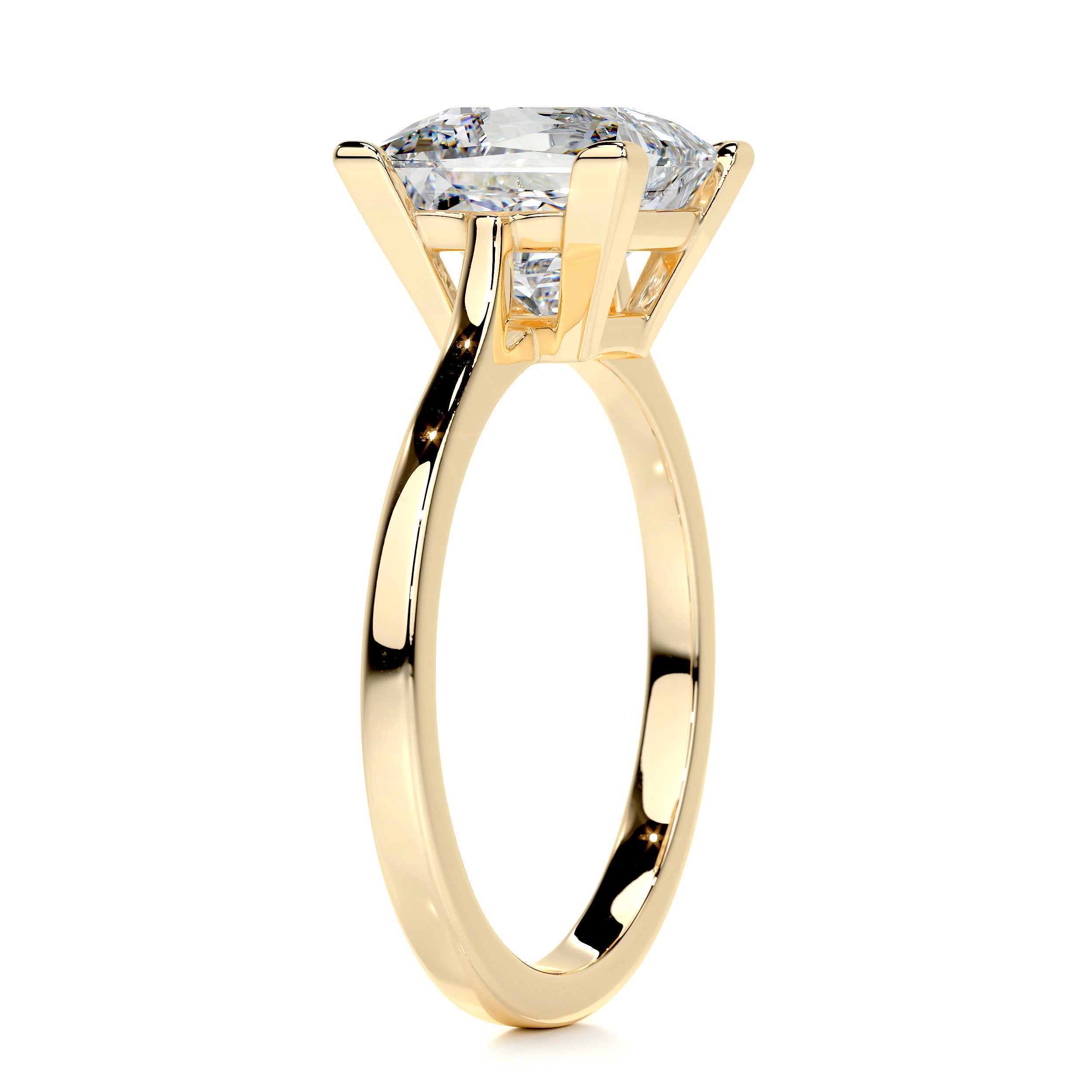 Ella Diamond Engagement Ring -18K Yellow Gold
