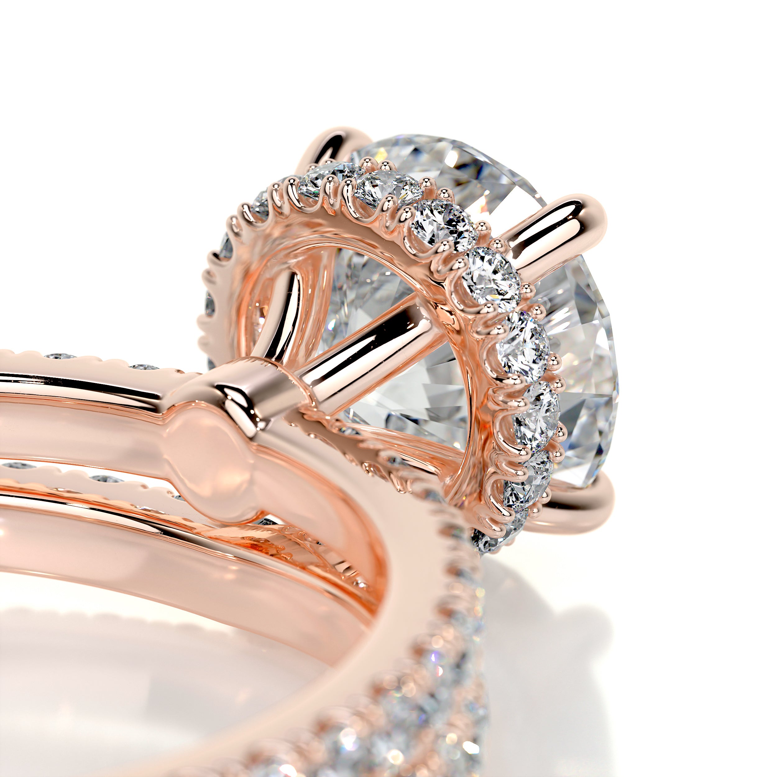 Vivienne Diamond Bridal Set -14K Rose Gold