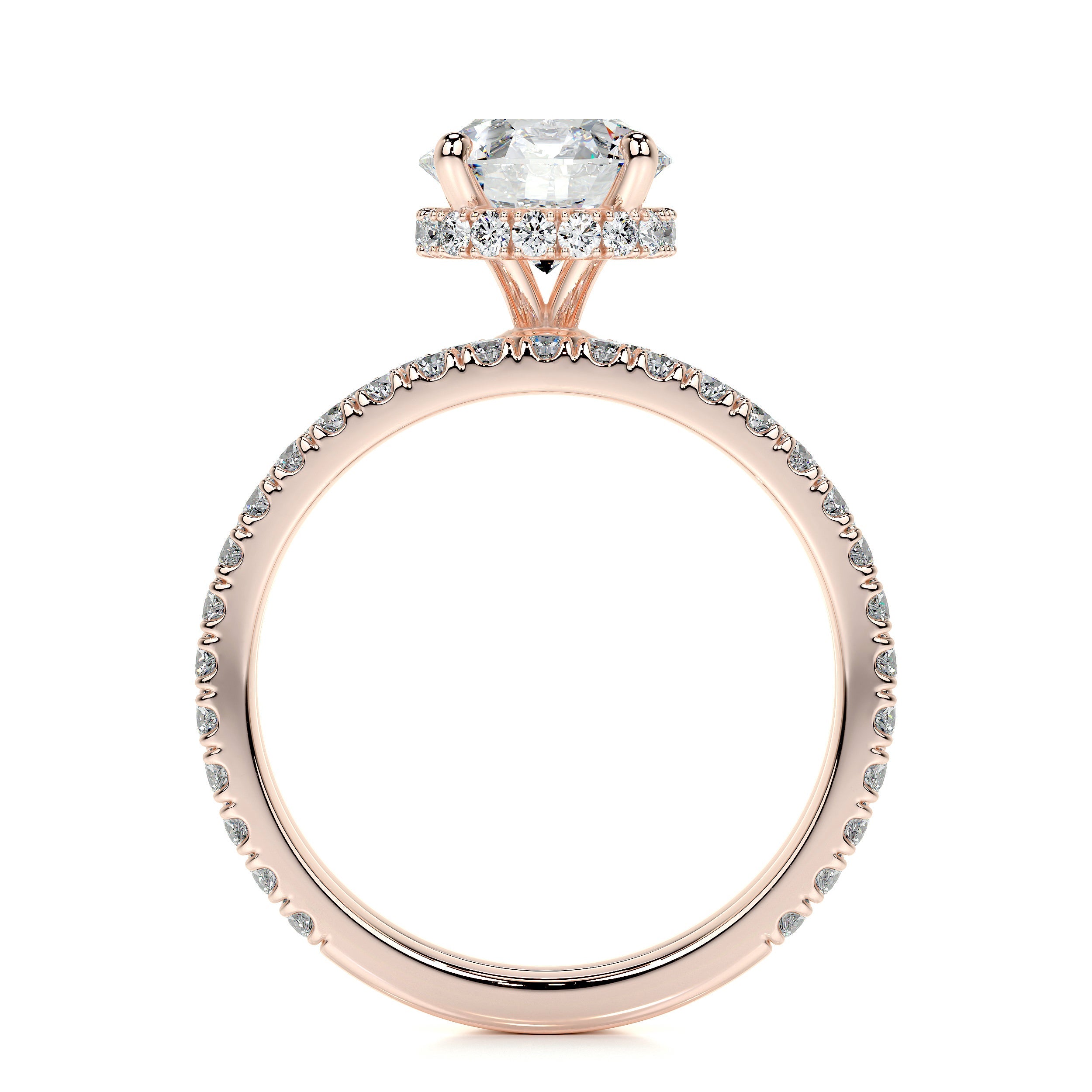 Vivienne Lab Grown Diamond Bridal Set -14K Rose Gold