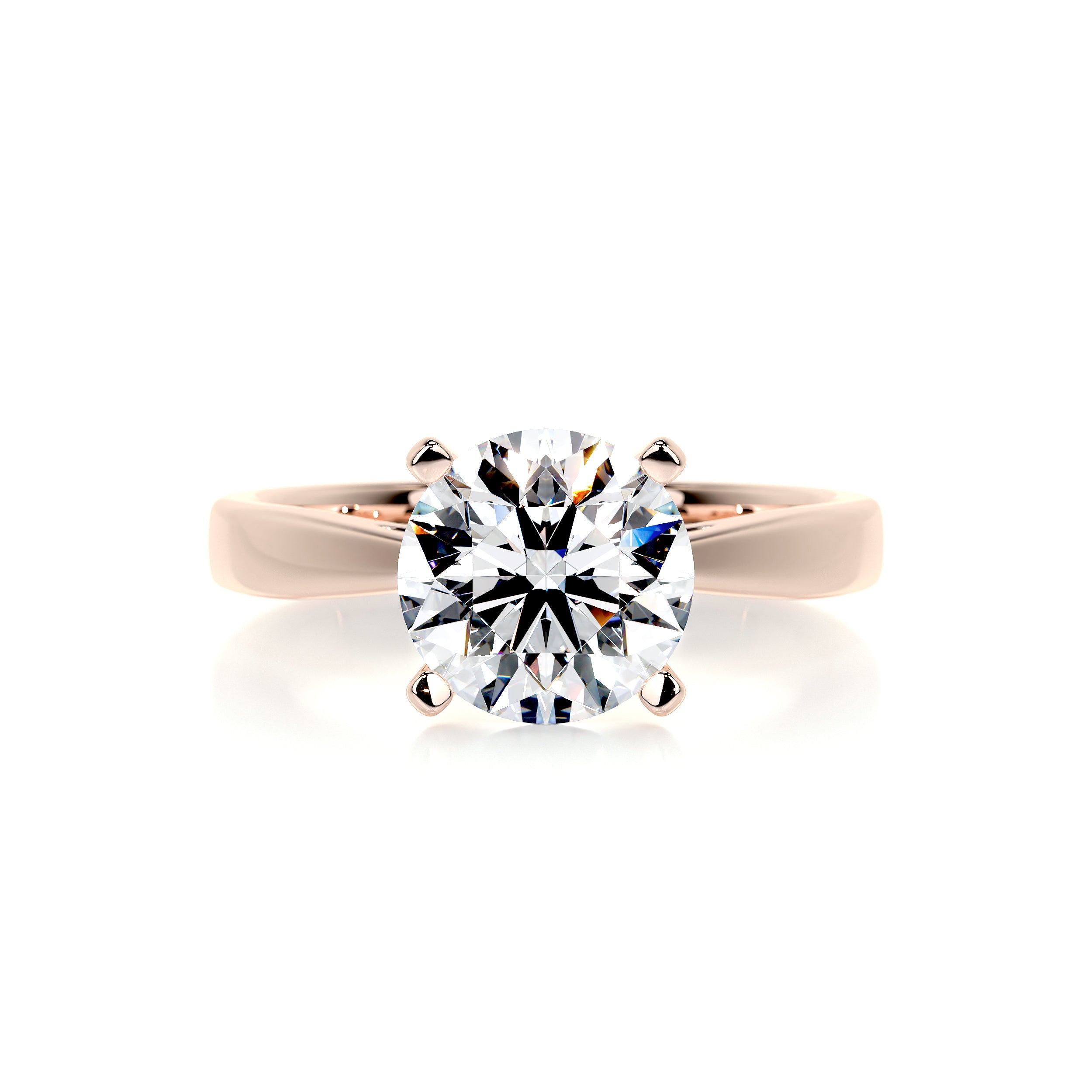 Diana Diamond Engagement Ring -14K Rose Gold