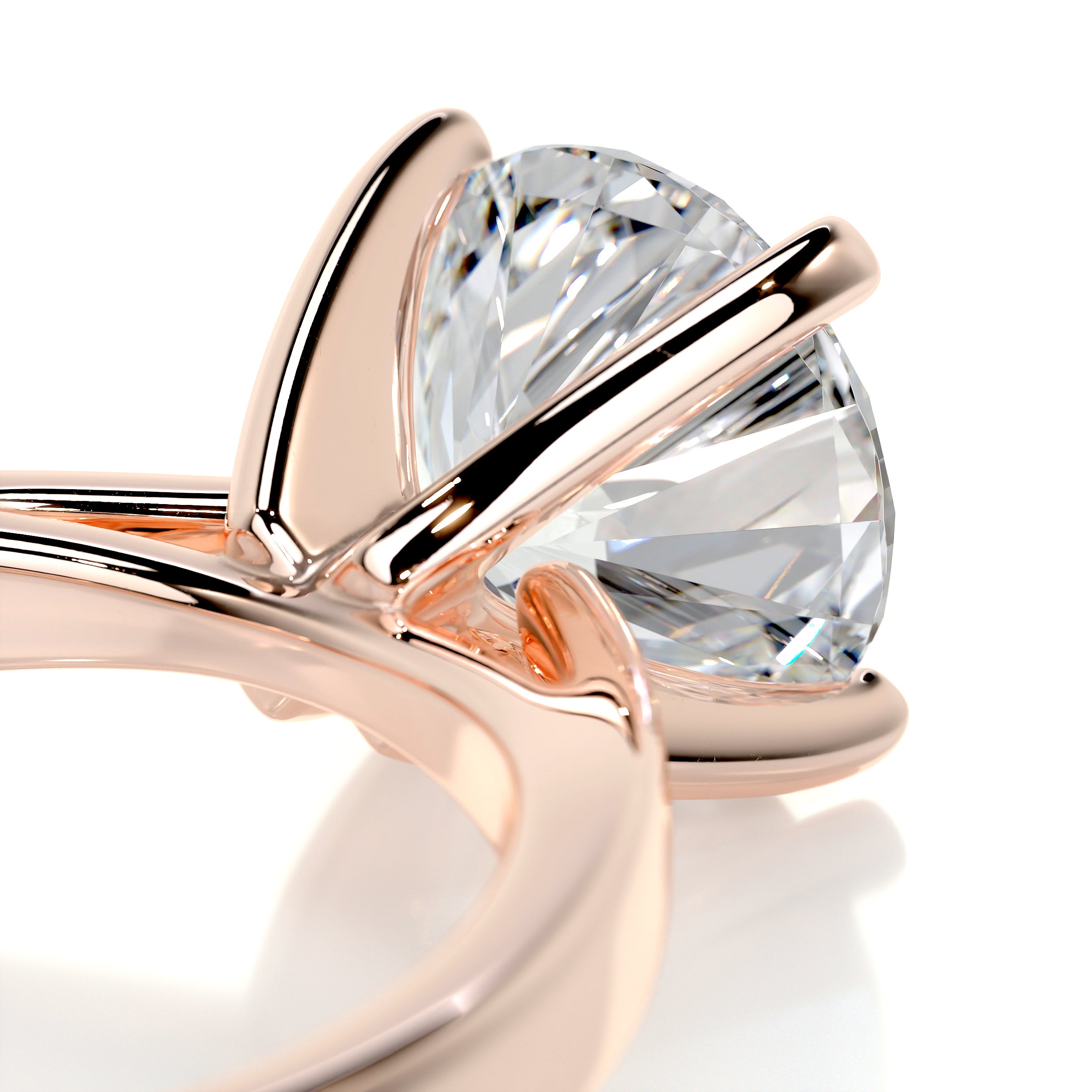 Diana Diamond Engagement Ring -14K Rose Gold