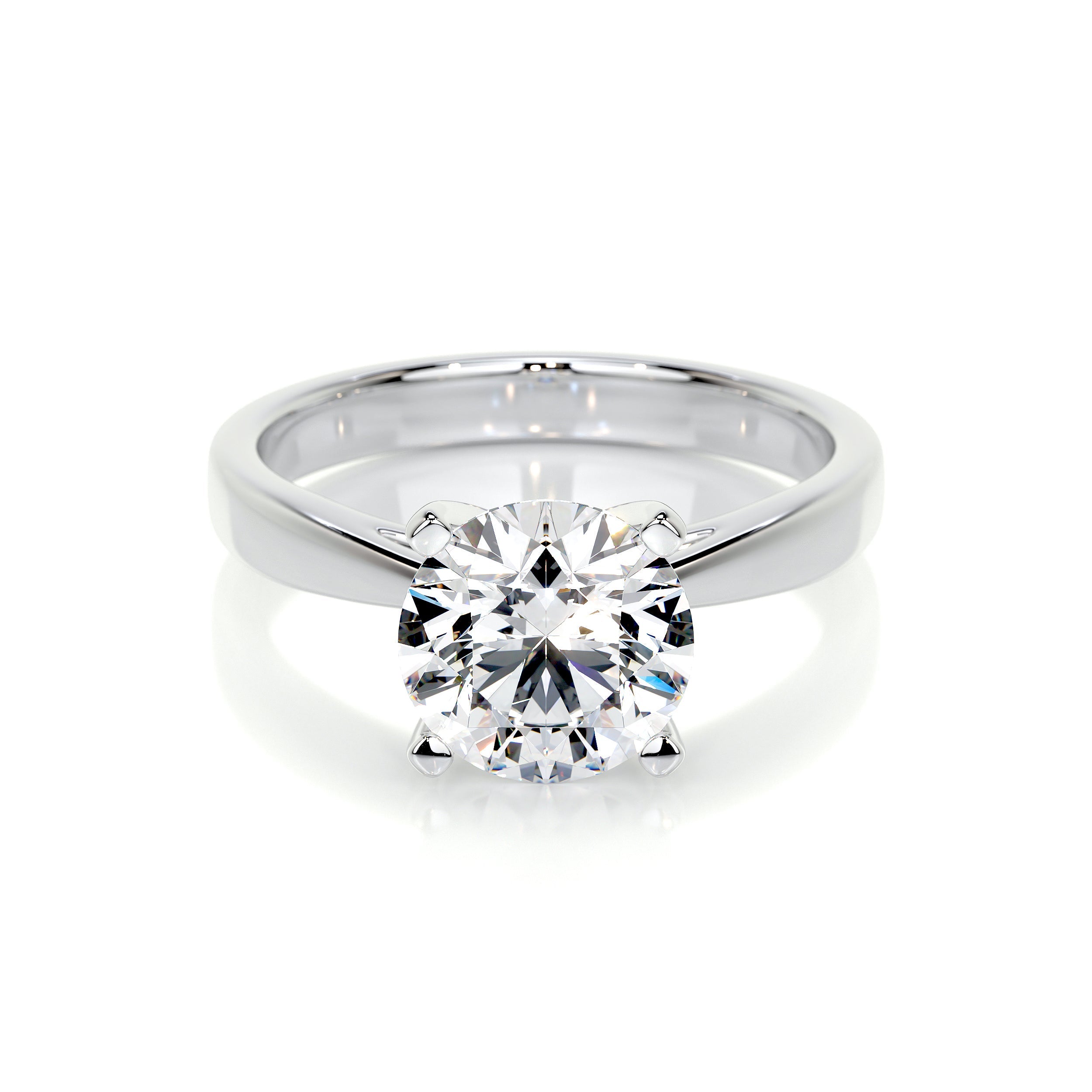 Diana Lab Grown Diamond Ring   (2 Carat) -18K White Gold