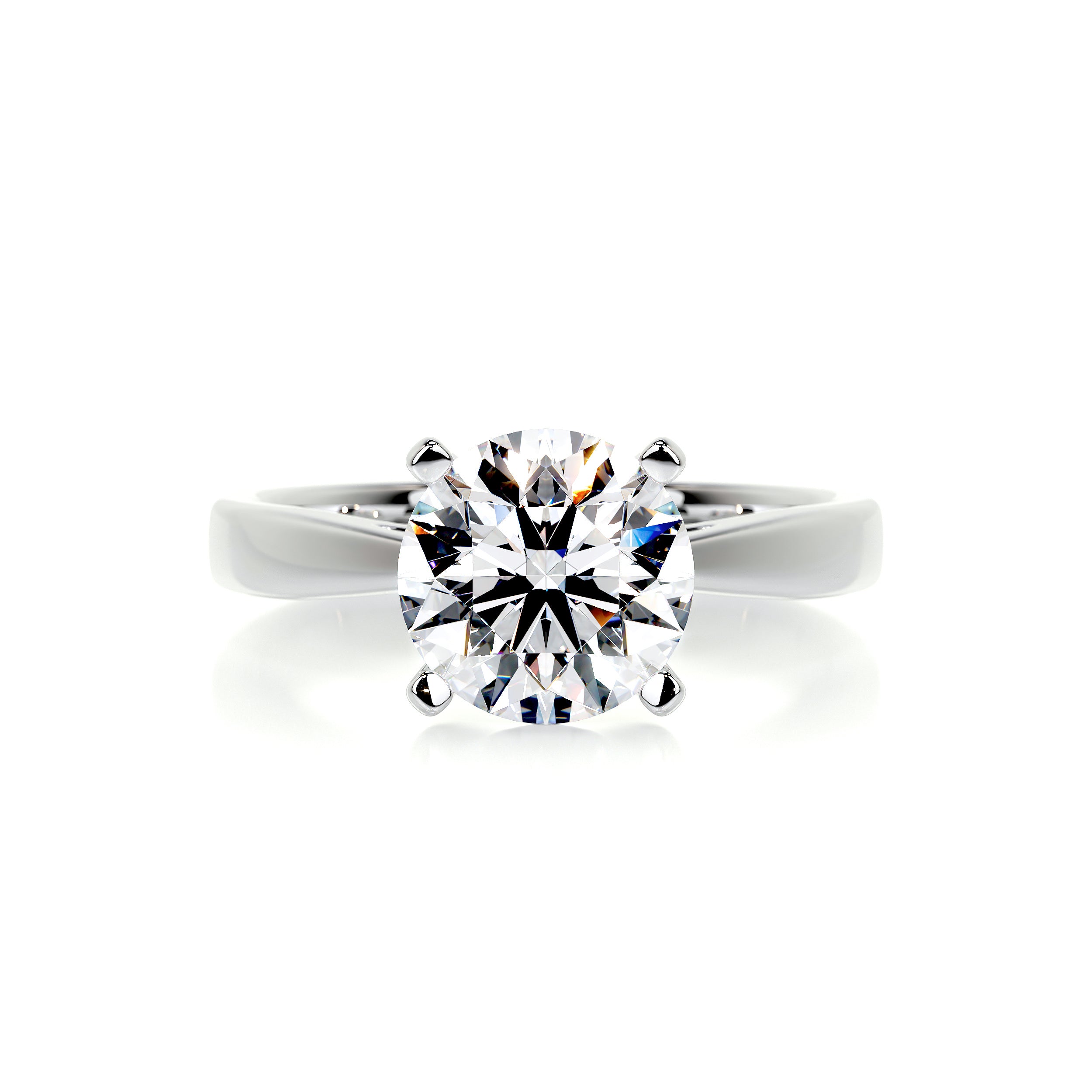 Diana Diamond Engagement Ring -18K White Gold