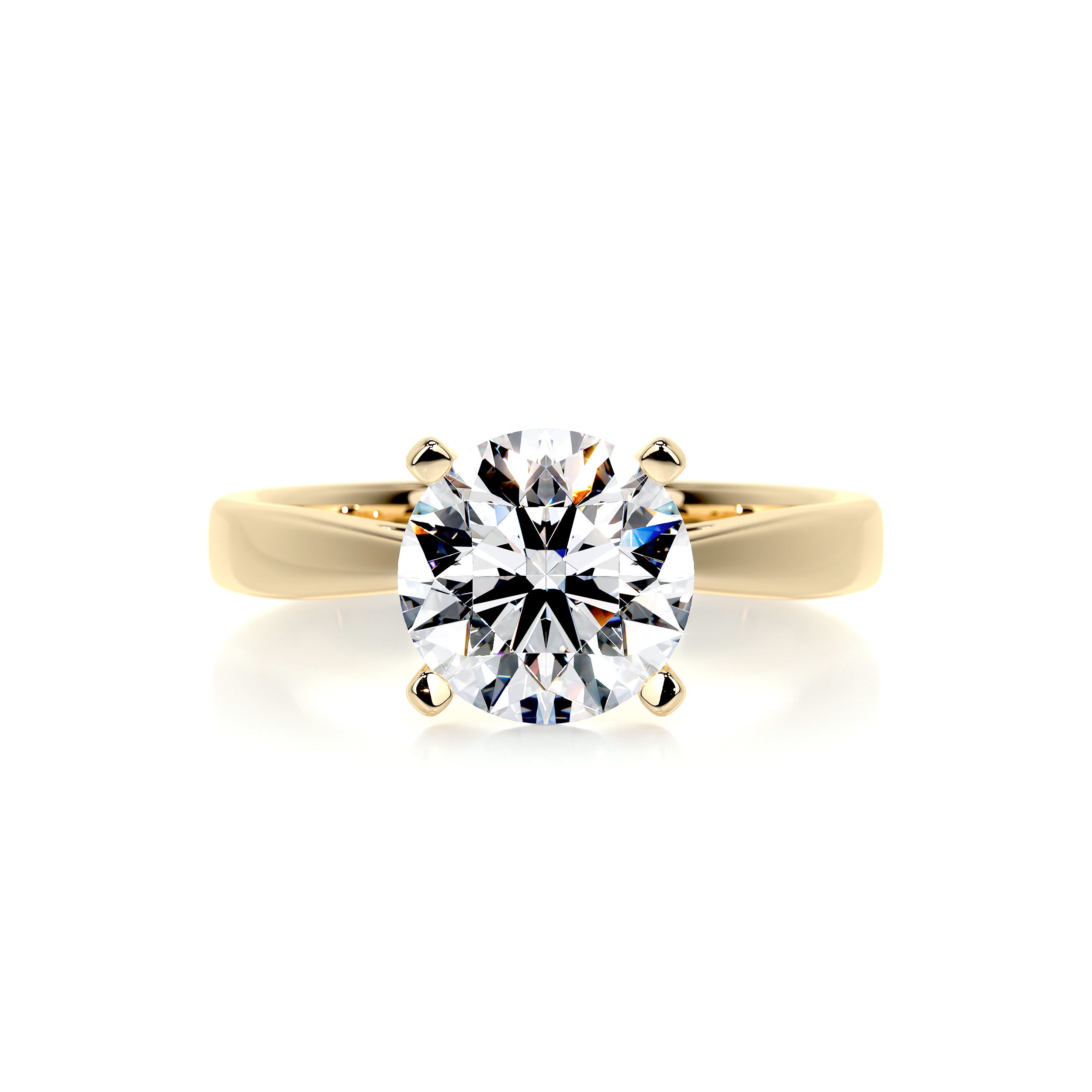 Diana Diamond Engagement Ring -18K Yellow Gold