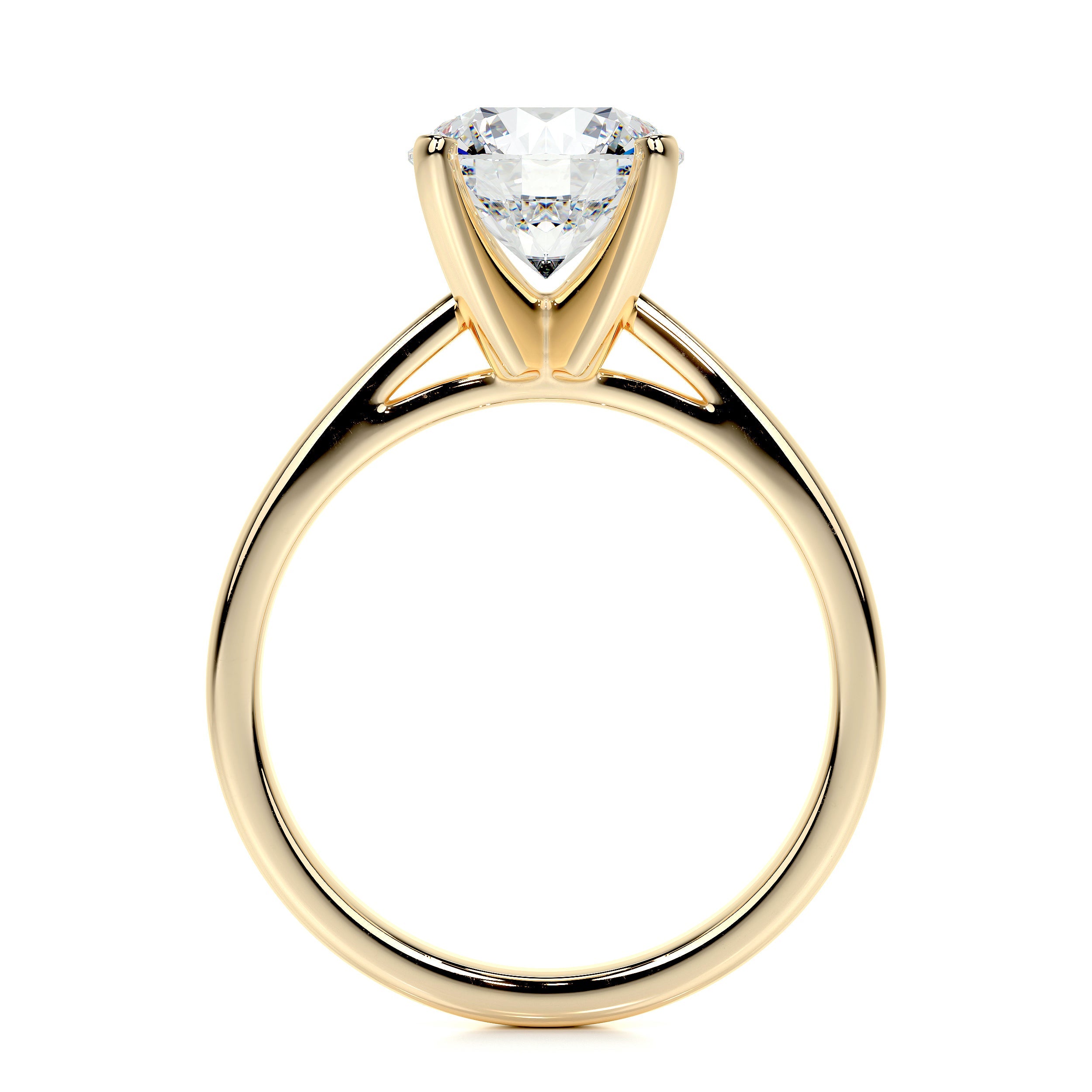 Diana Lab Grown Diamond Ring   (2 Carat) -18K Yellow Gold