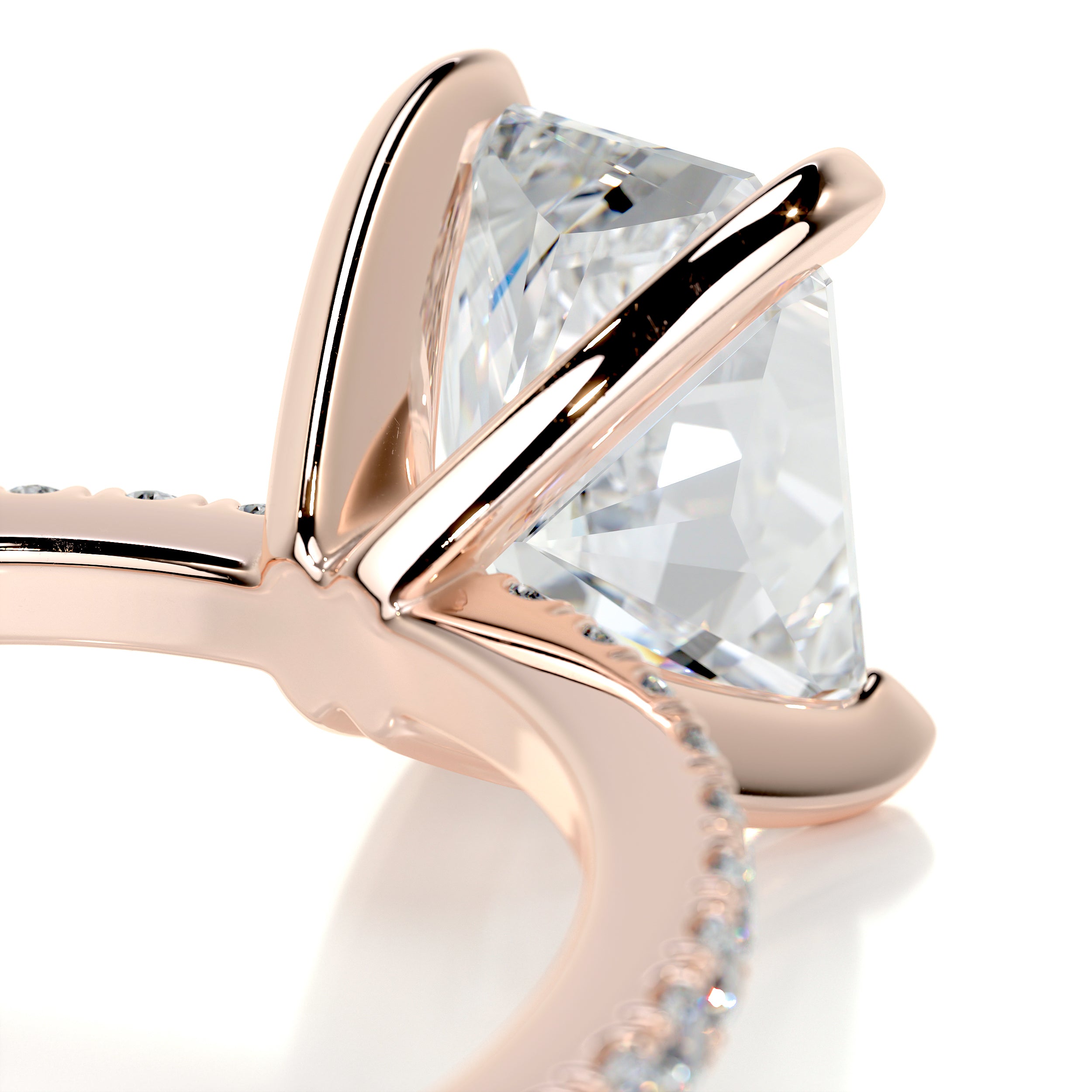 Audrey Diamond Engagement Ring -14K Rose Gold