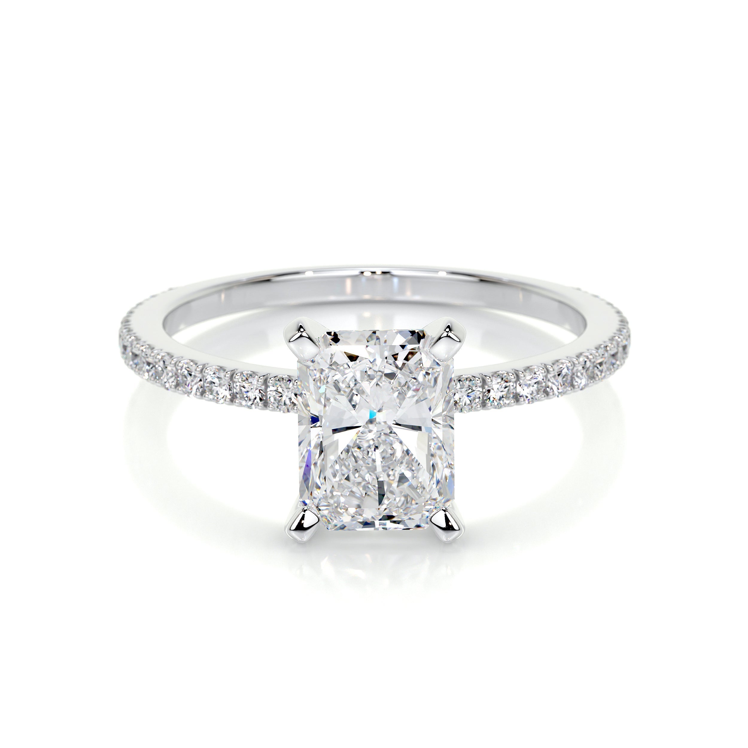 Audrey Lab Grown Diamond Ring (1.8 Carat) -Platinum