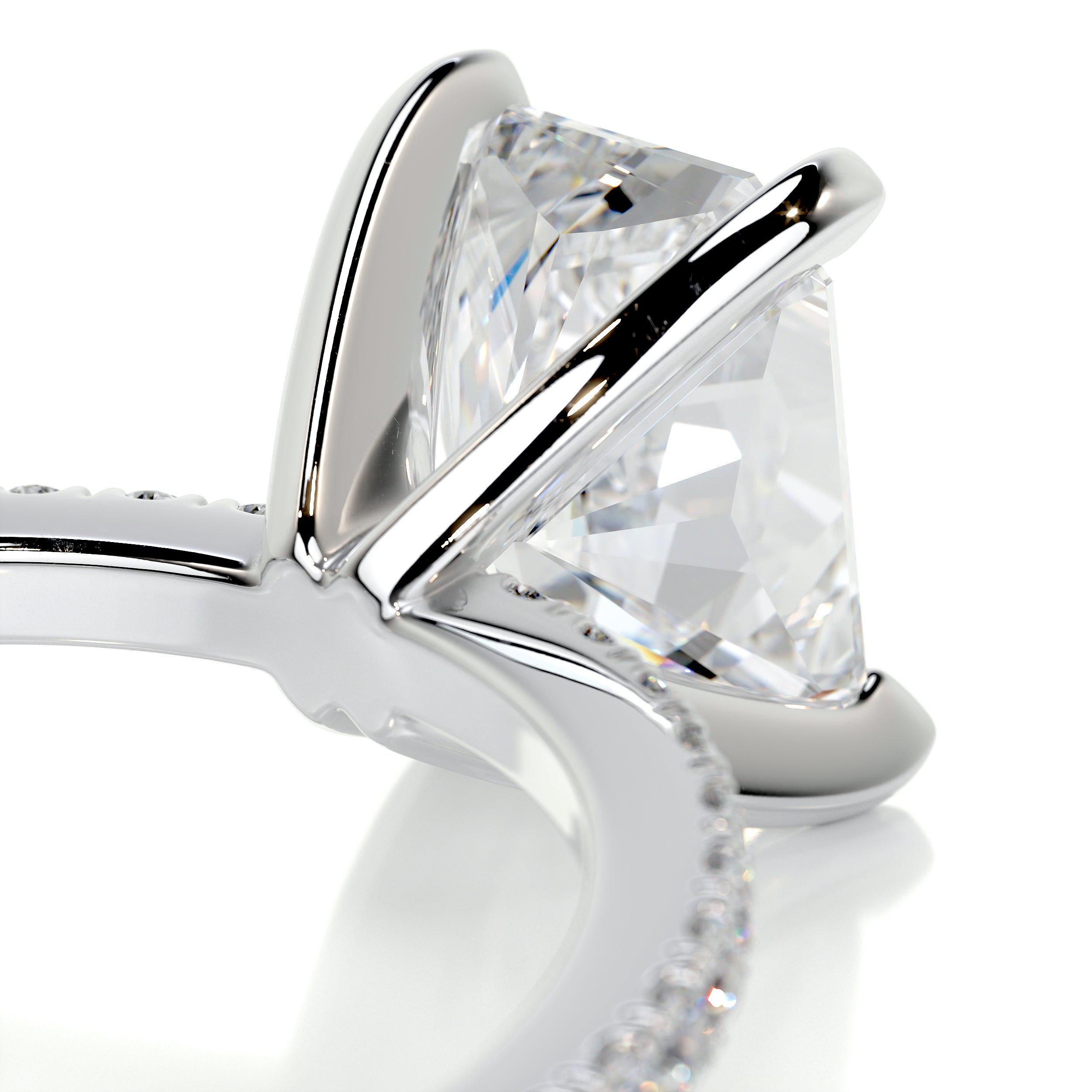 Audrey Diamond Engagement Ring -14K White Gold