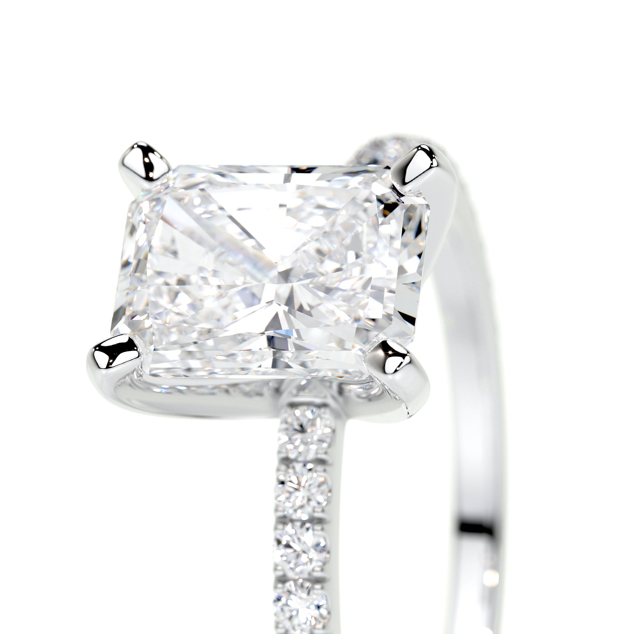 Audrey Lab Grown Diamond Ring (1.8 Carat) -Platinum