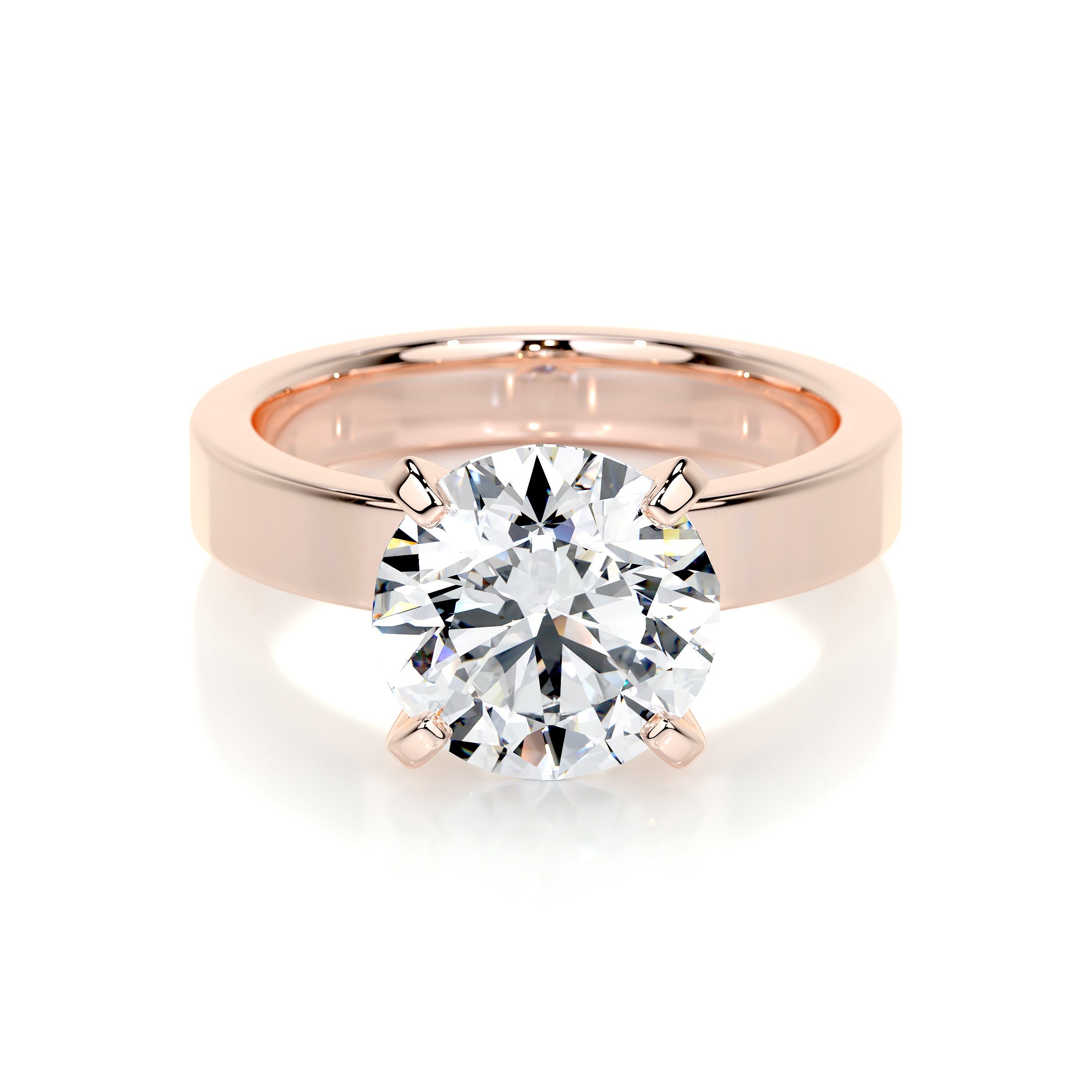 Kaia Lab Grown Diamond Ring   (2 Carat) -14K Rose Gold