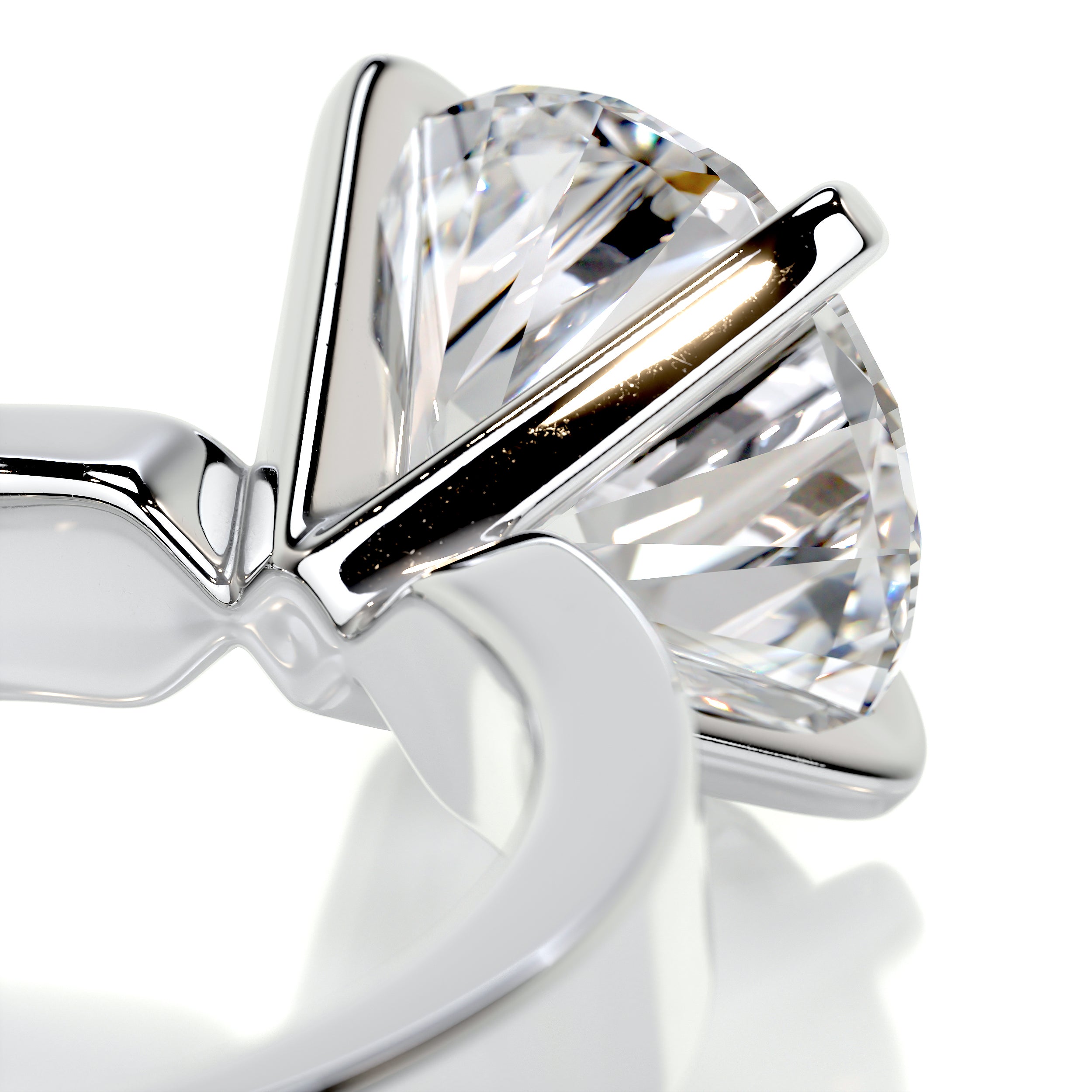 Kaia Diamond Engagement Ring -18K White Gold