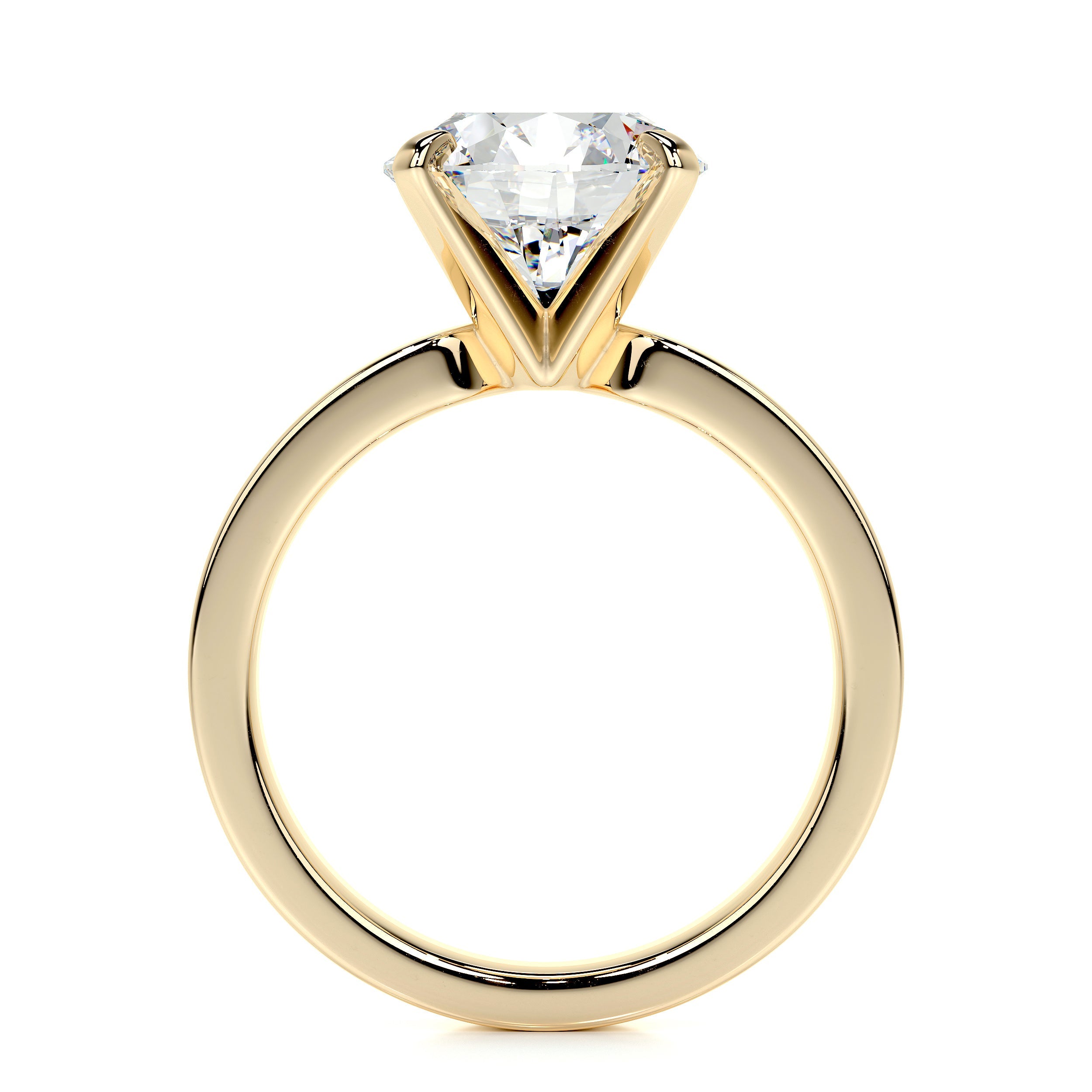 Kaia Lab Grown Diamond Ring   (2 Carat) -18K Yellow Gold