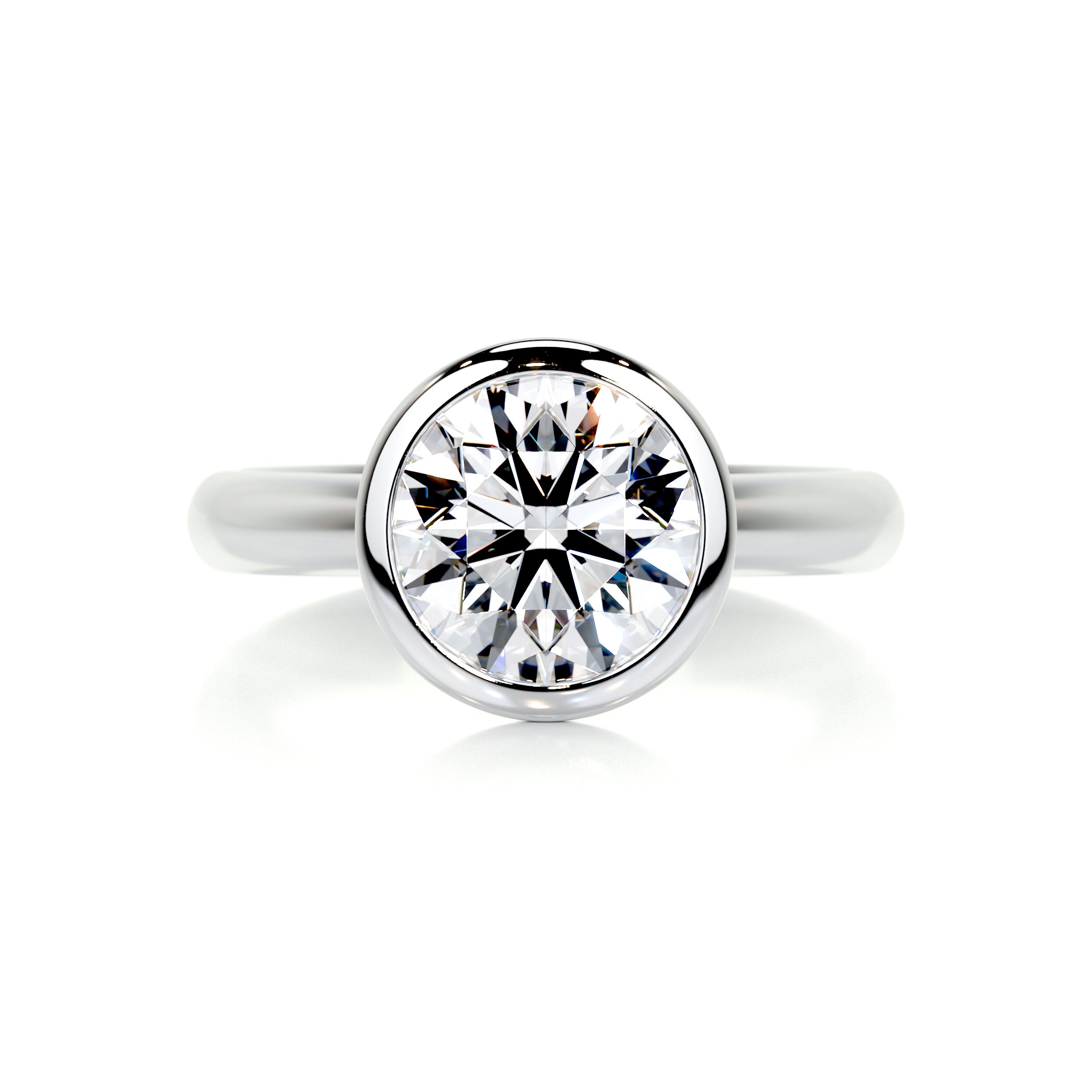 Kaylee Diamond Engagement Ring -18K White Gold