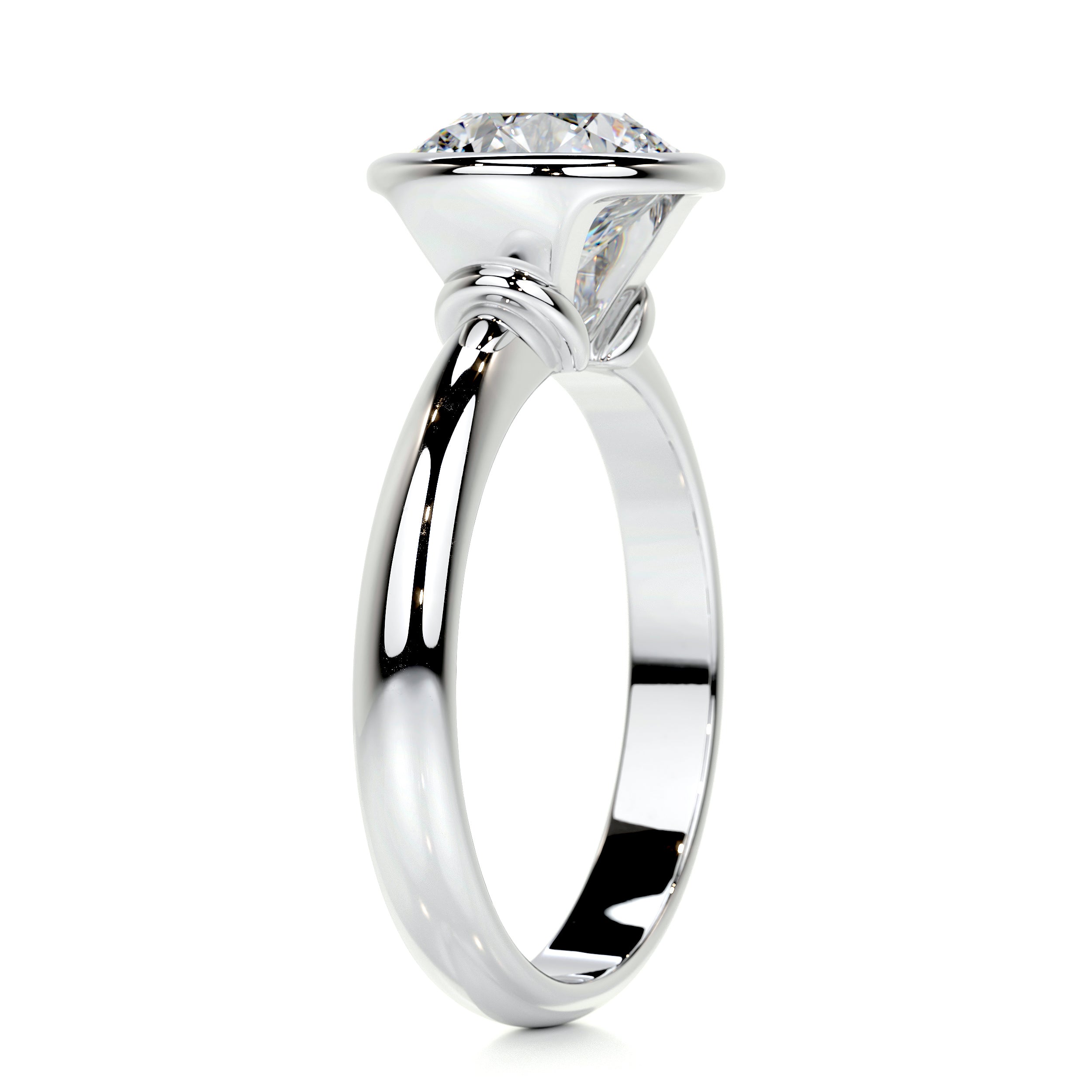 Kaylee Diamond Engagement Ring -18K White Gold