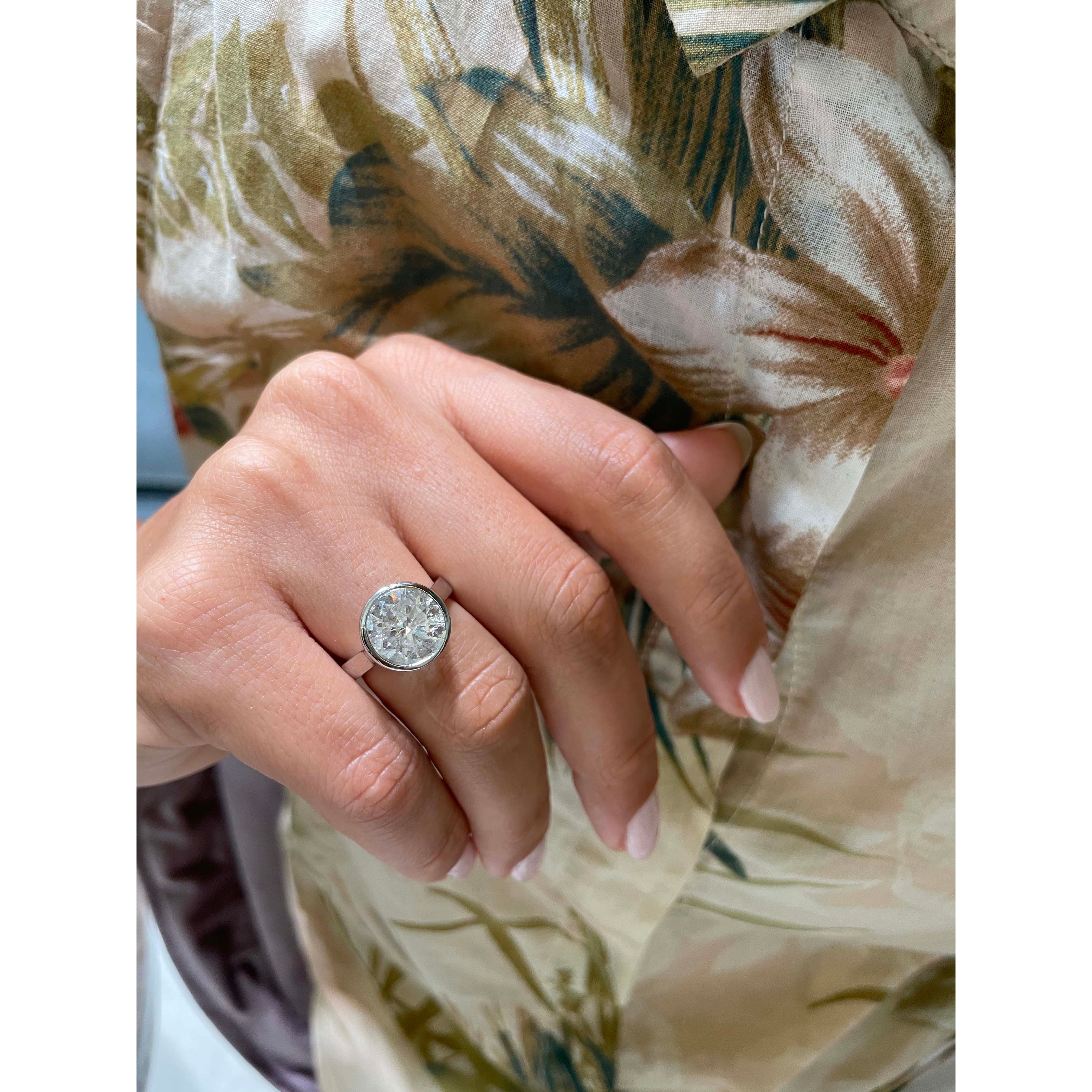 Kaylee Diamond Engagement Ring -14K White Gold
