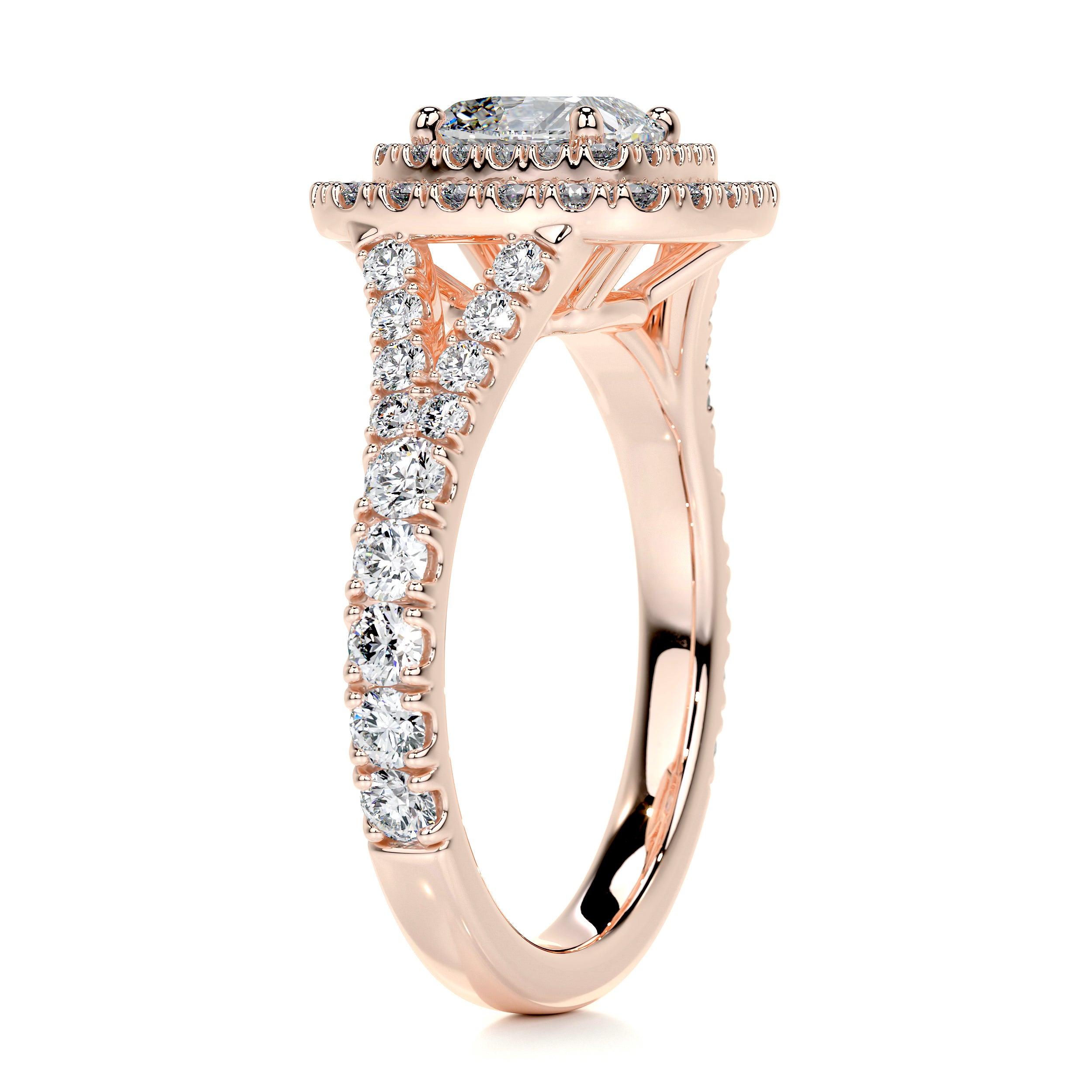 Tina Diamond Engagement Ring -14K Rose Gold