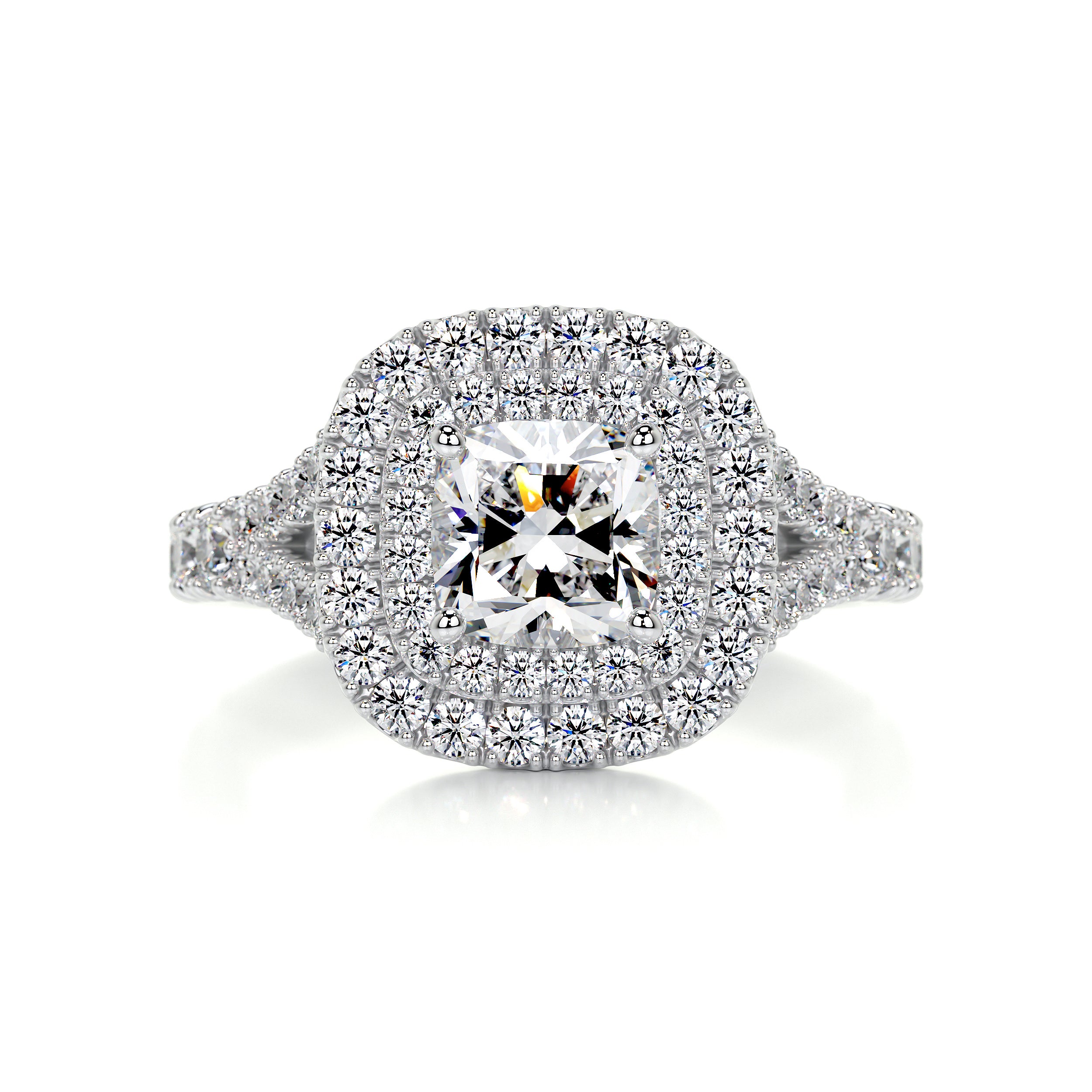 Tina Diamond Engagement Ring -14K White Gold