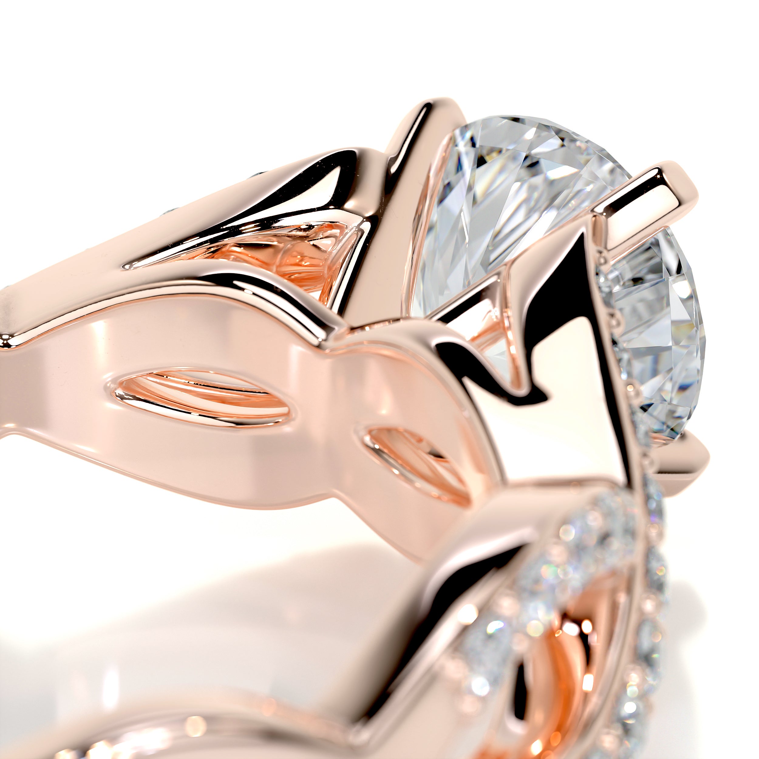 Emery Diamond Engagement Ring -14K Rose Gold