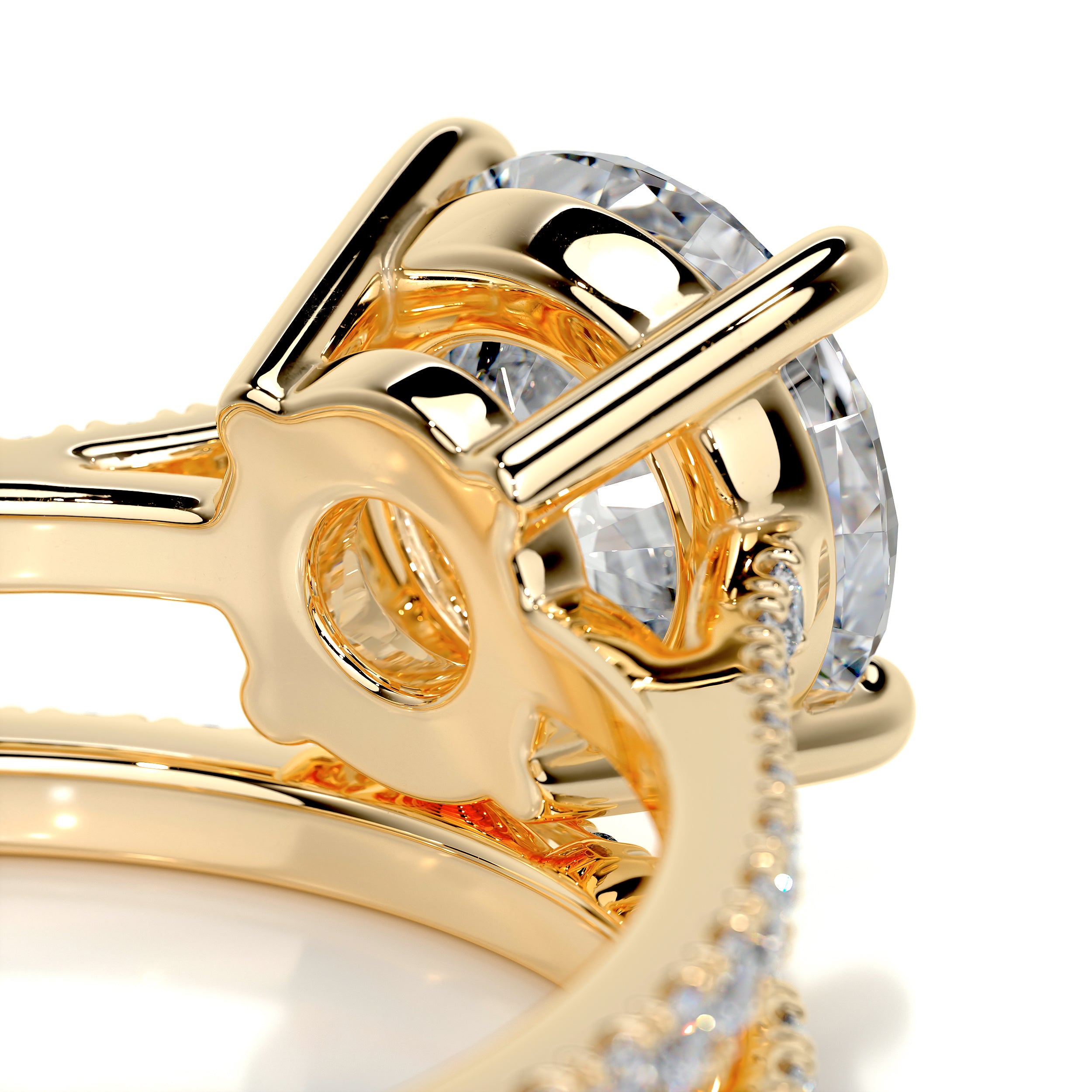 Anna Diamond Bridal Set -18K Yellow Gold