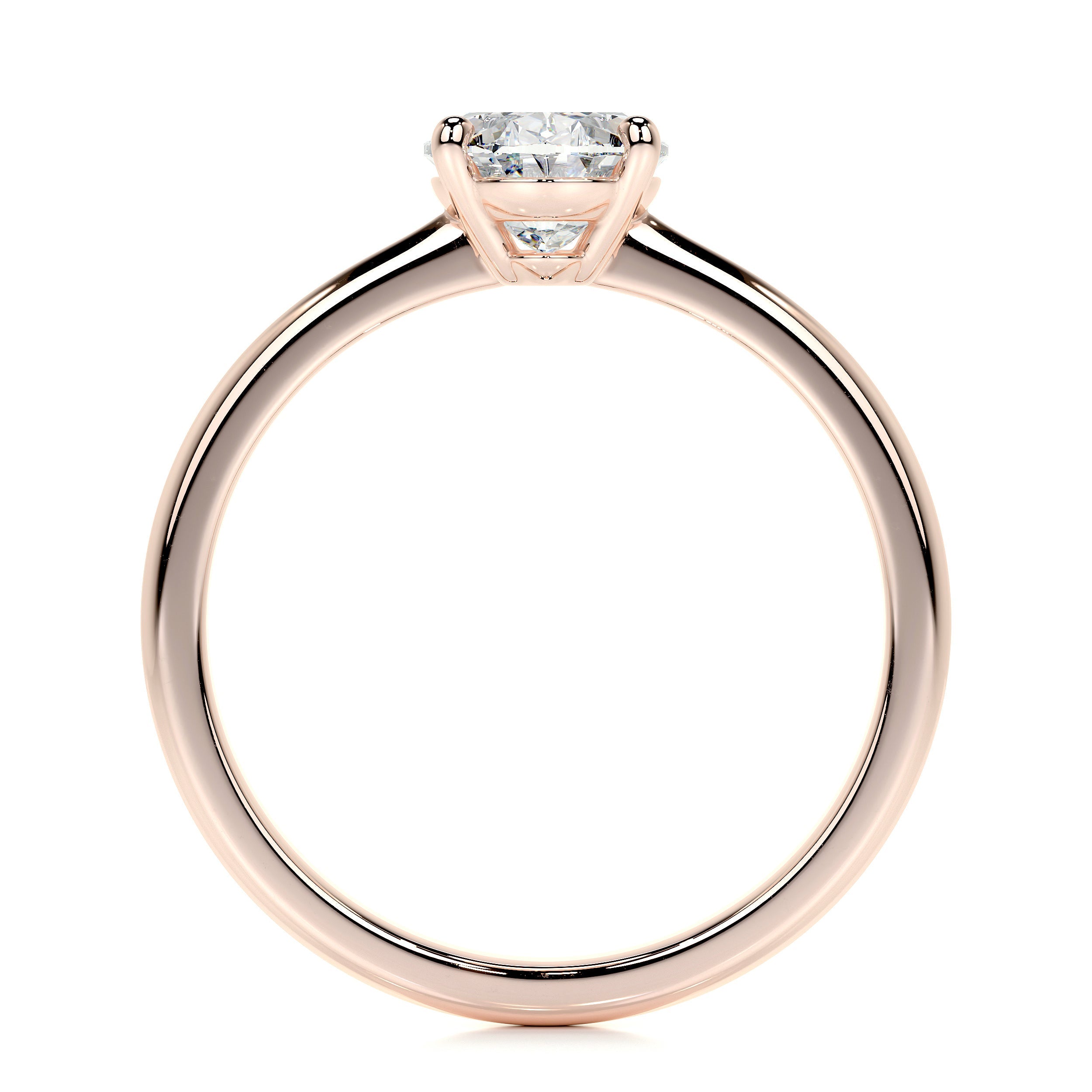 Julia Lab Grown Diamond Ring (1 Carat) -14K Rose Gold
