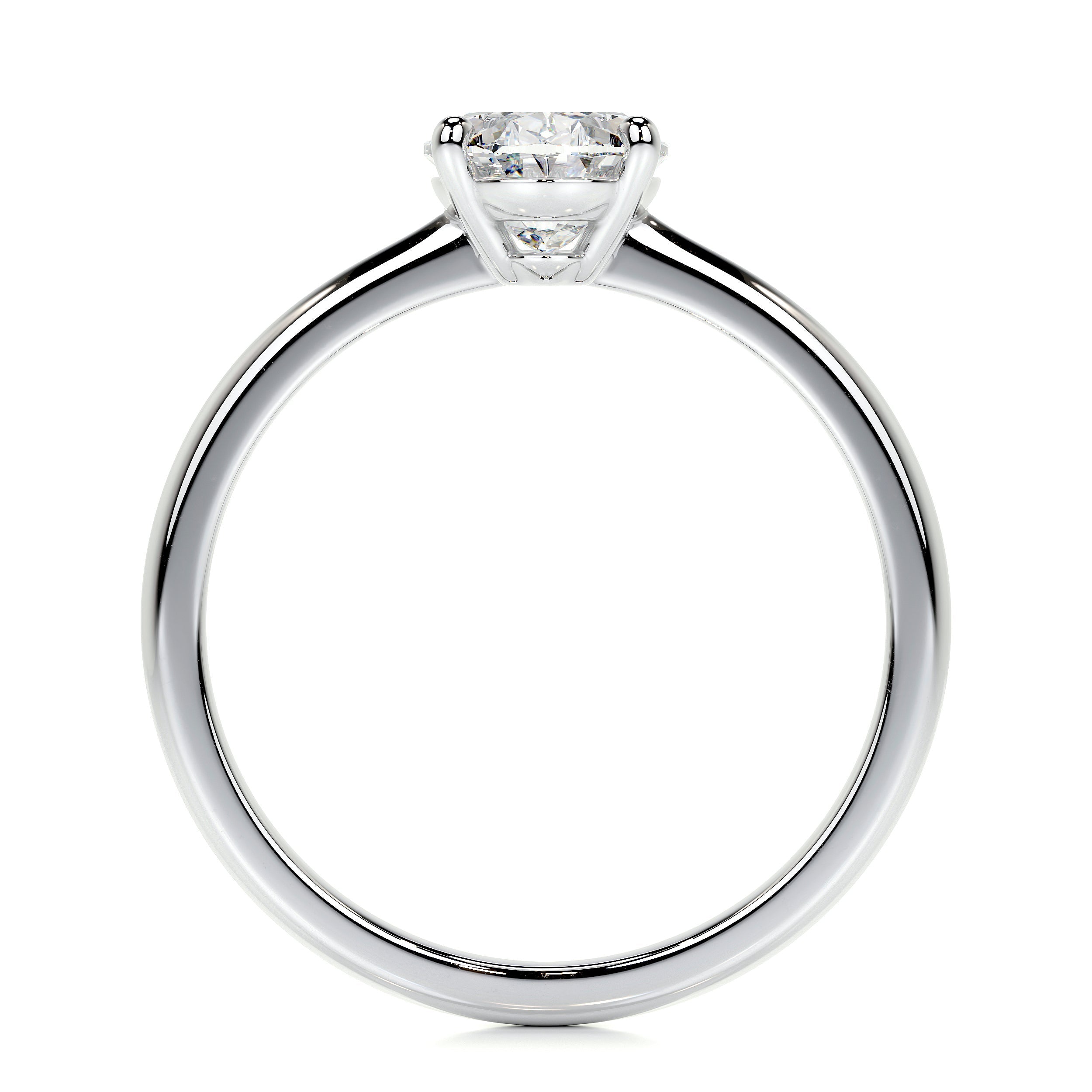 Julia Lab Grown Diamond Ring   (1 Carat) -18K White Gold