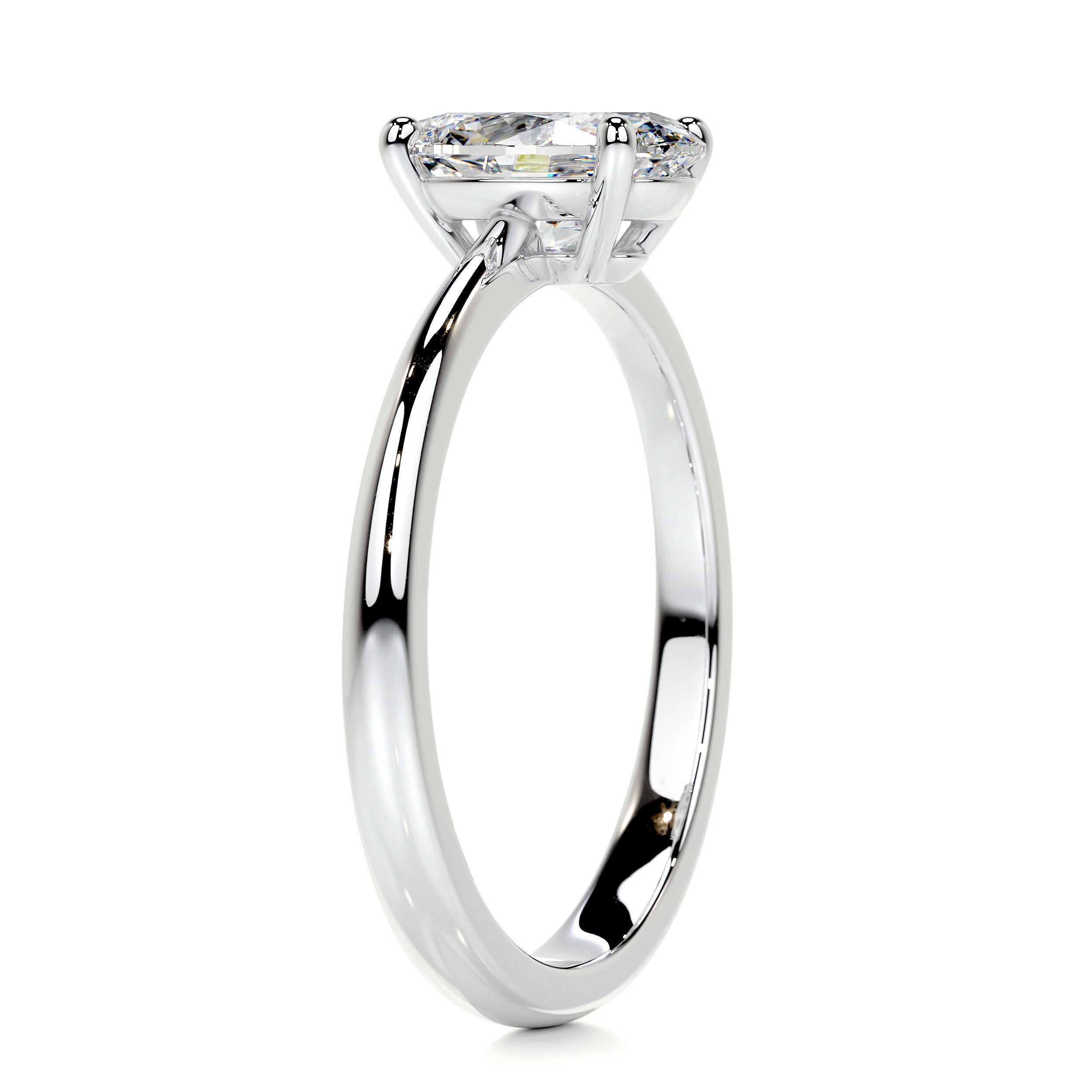 Julia Diamond Engagement Ring -14K White Gold