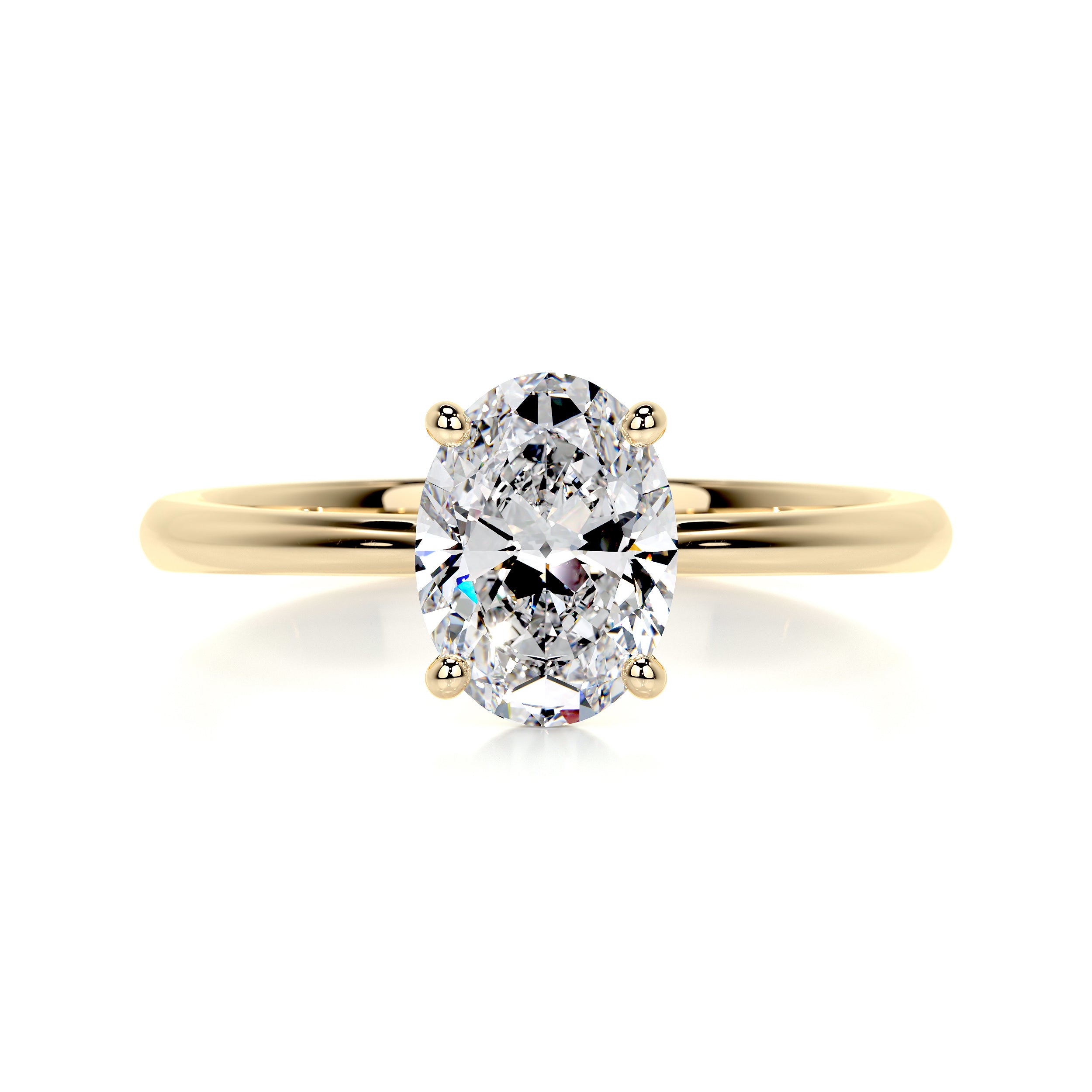 Julia Diamond Engagement Ring -18K Yellow Gold