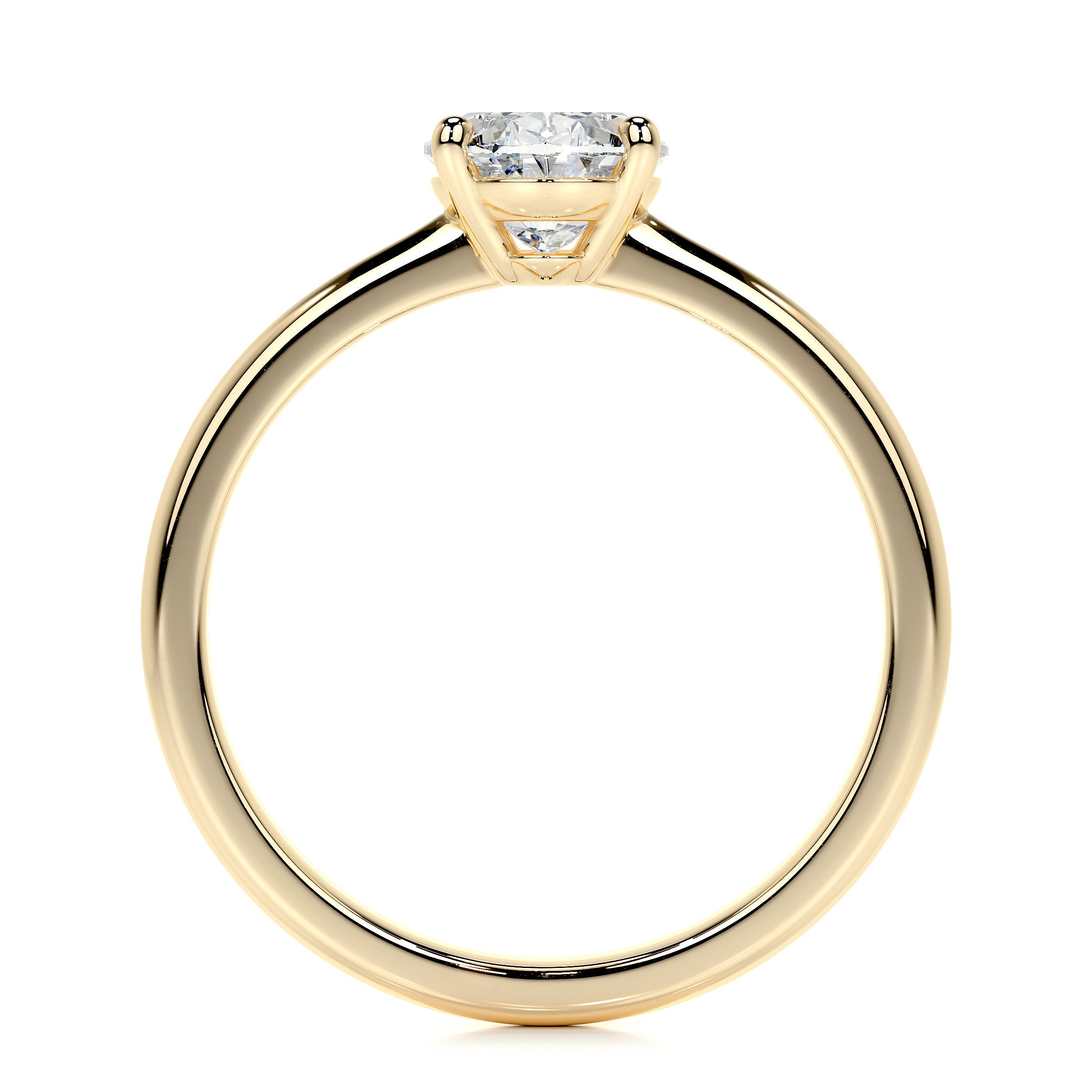 Julia Lab Grown Diamond Ring (1 Carat) -18K Yellow Gold
