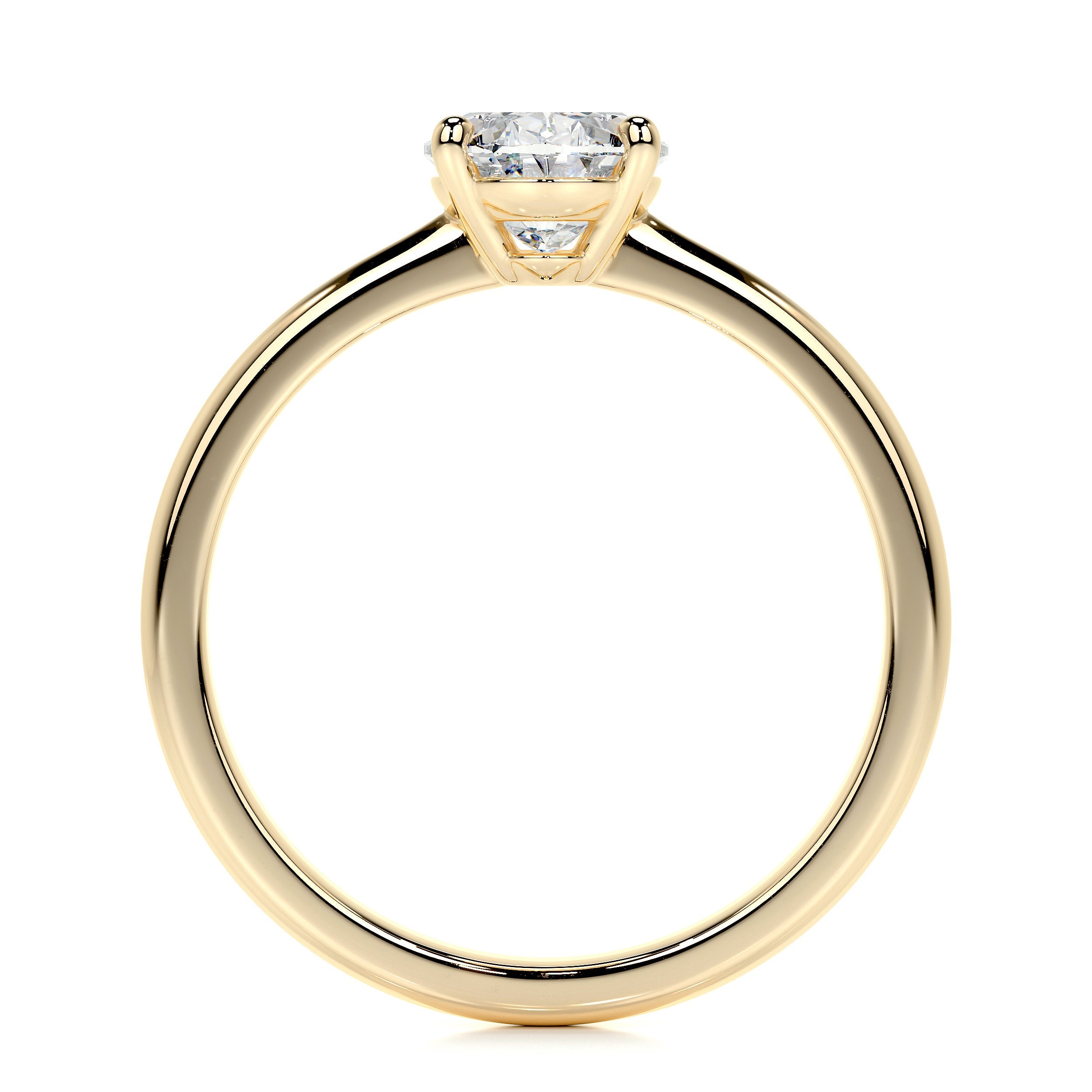 Julia Lab Grown Diamond Ring   (1 Carat) -18K Yellow Gold