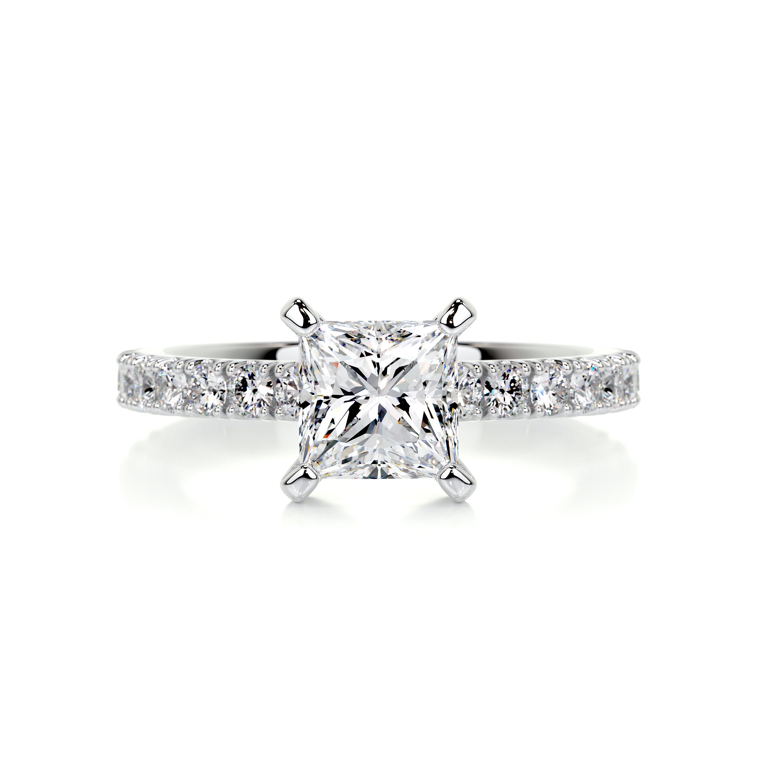 Blair Diamond Engagement Ring -18K White Gold