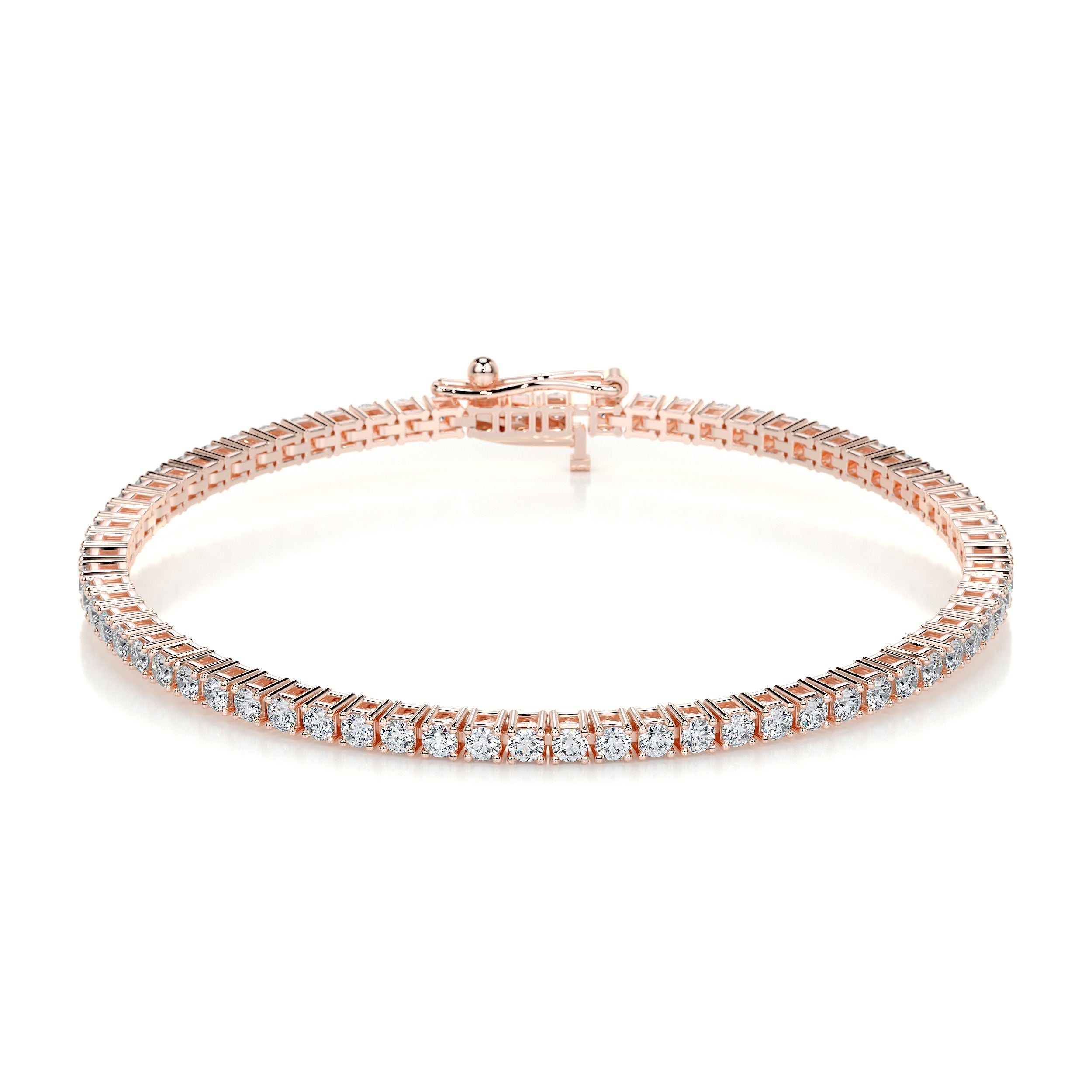 Sidney Tennis Lab Grown Diamonds Bracelet -14K Rose Gold
