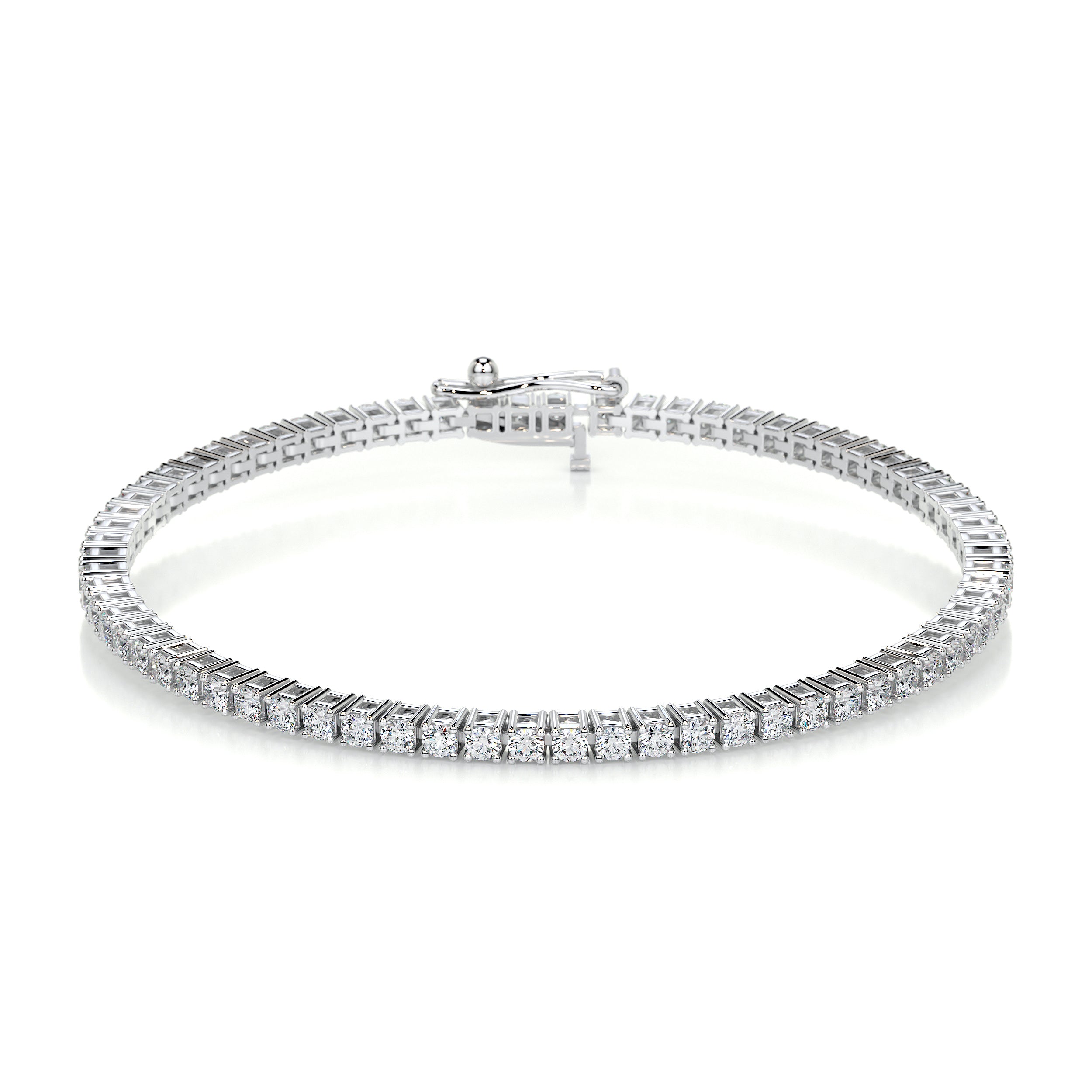 Sidney Tennis Diamonds Bracelet -14K White Gold