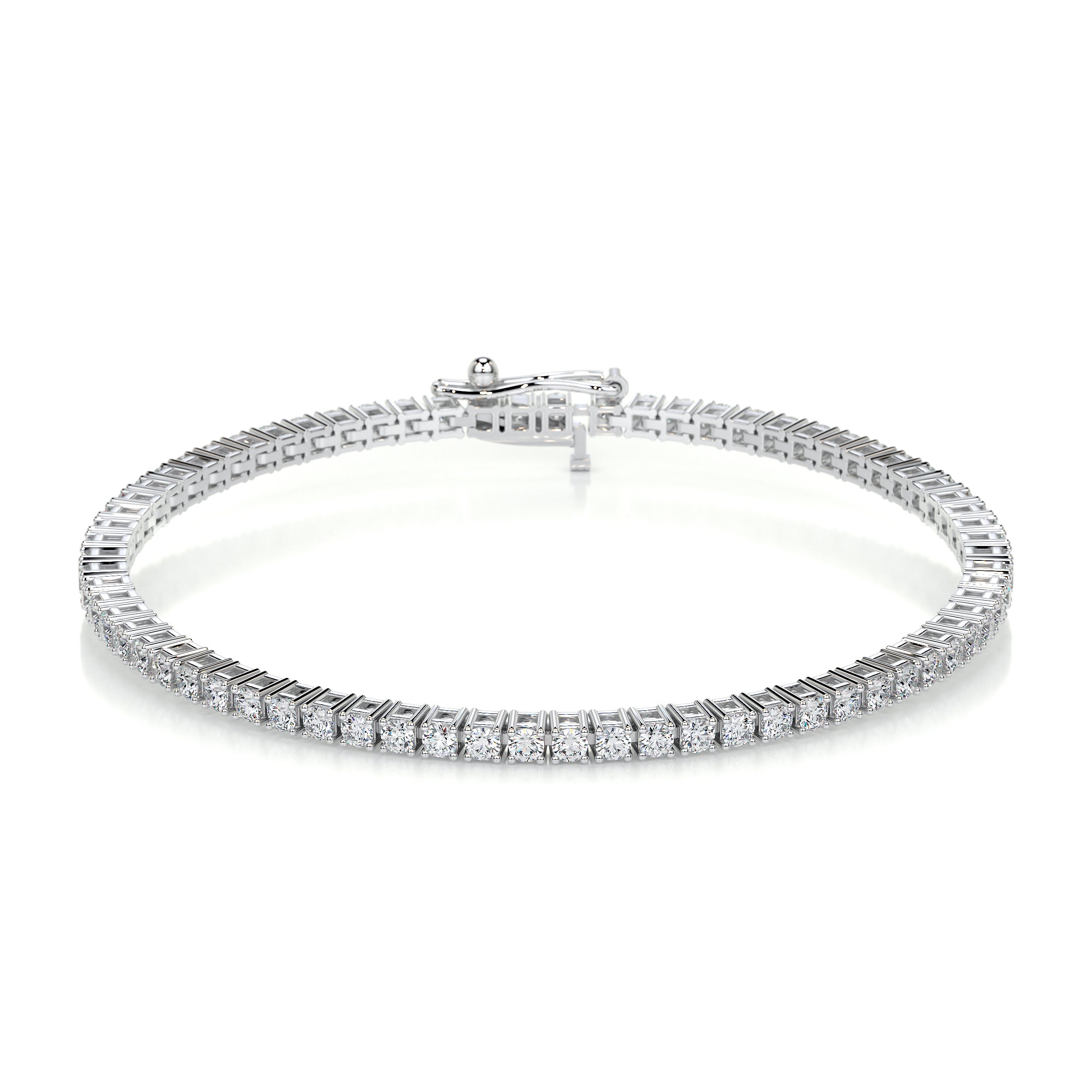 Sidney Tennis Diamonds Bracelet -18K White Gold