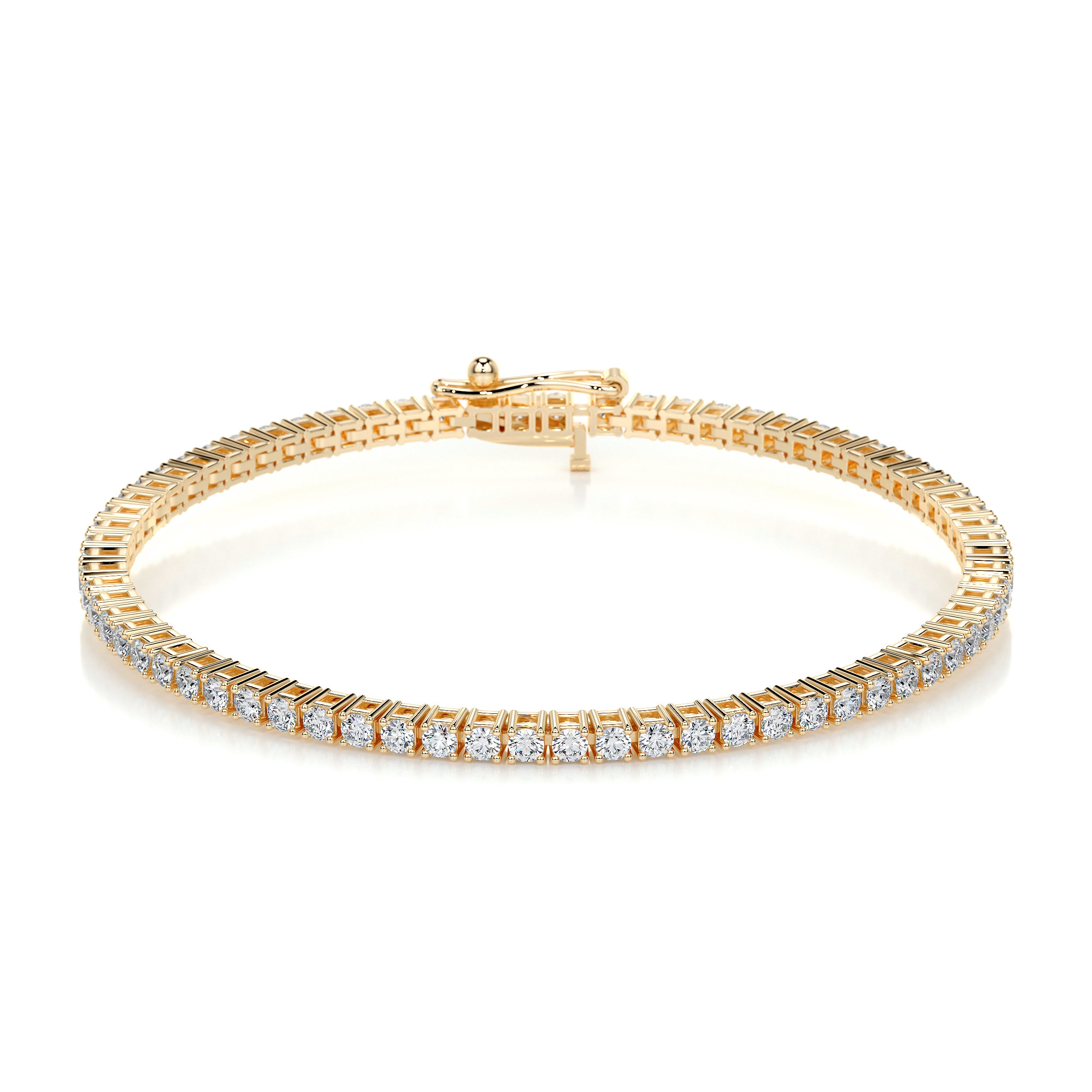 Sidney Tennis Diamonds Bracelet -18K Yellow Gold