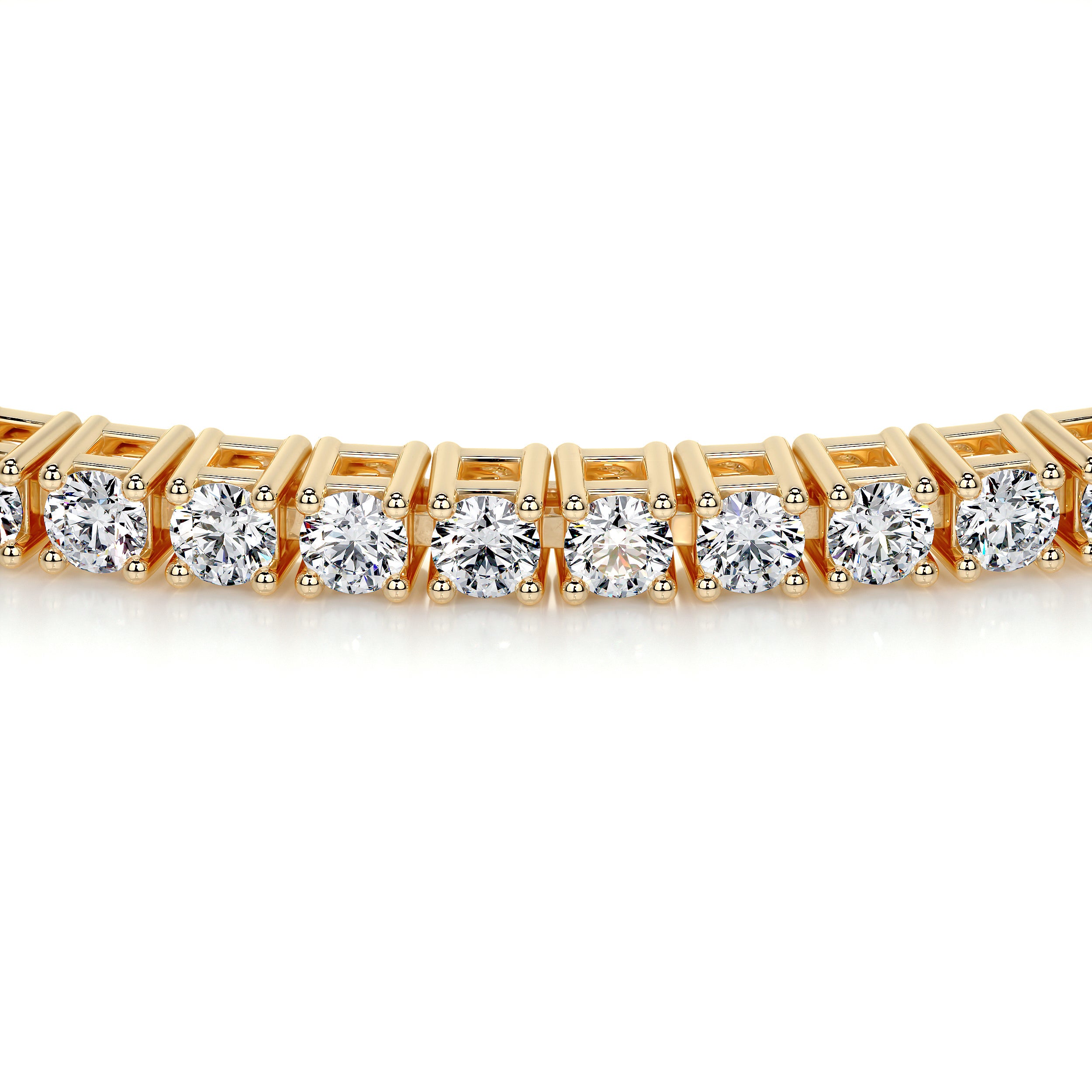 Sidney Tennis Lab Grown Diamonds Bracelet -18K Yellow Gold