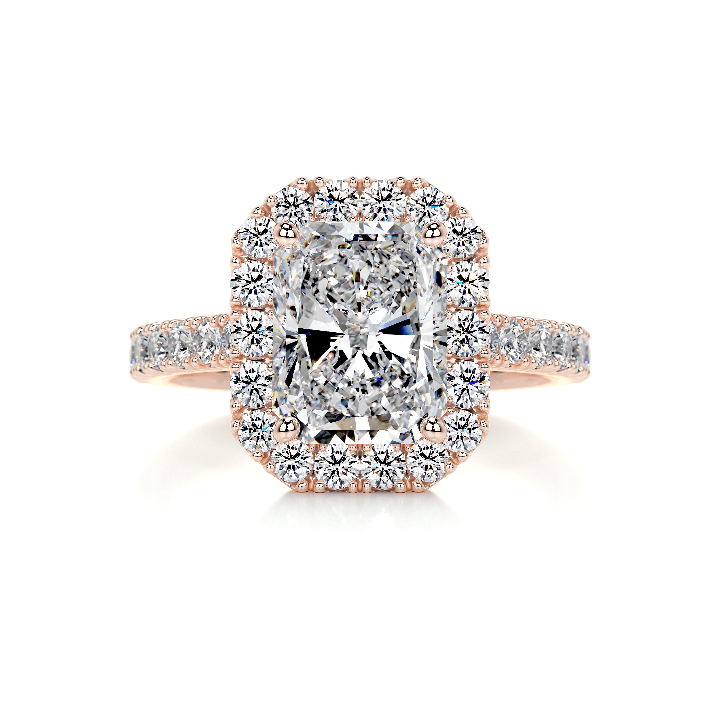 Andrea Diamond Engagement Ring -14K Rose Gold