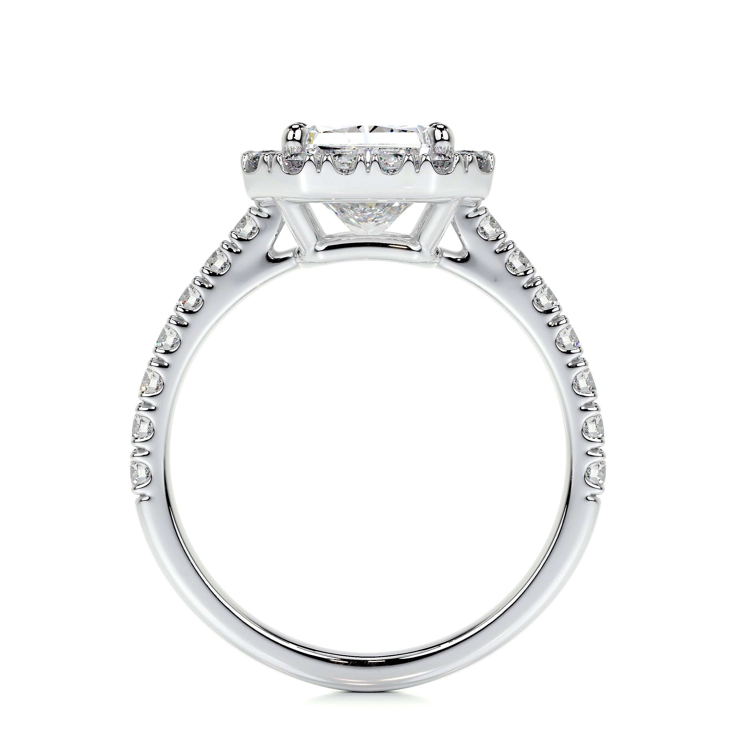 Andrea Lab Grown Diamond Ring (2.5 Carat) -Platinum