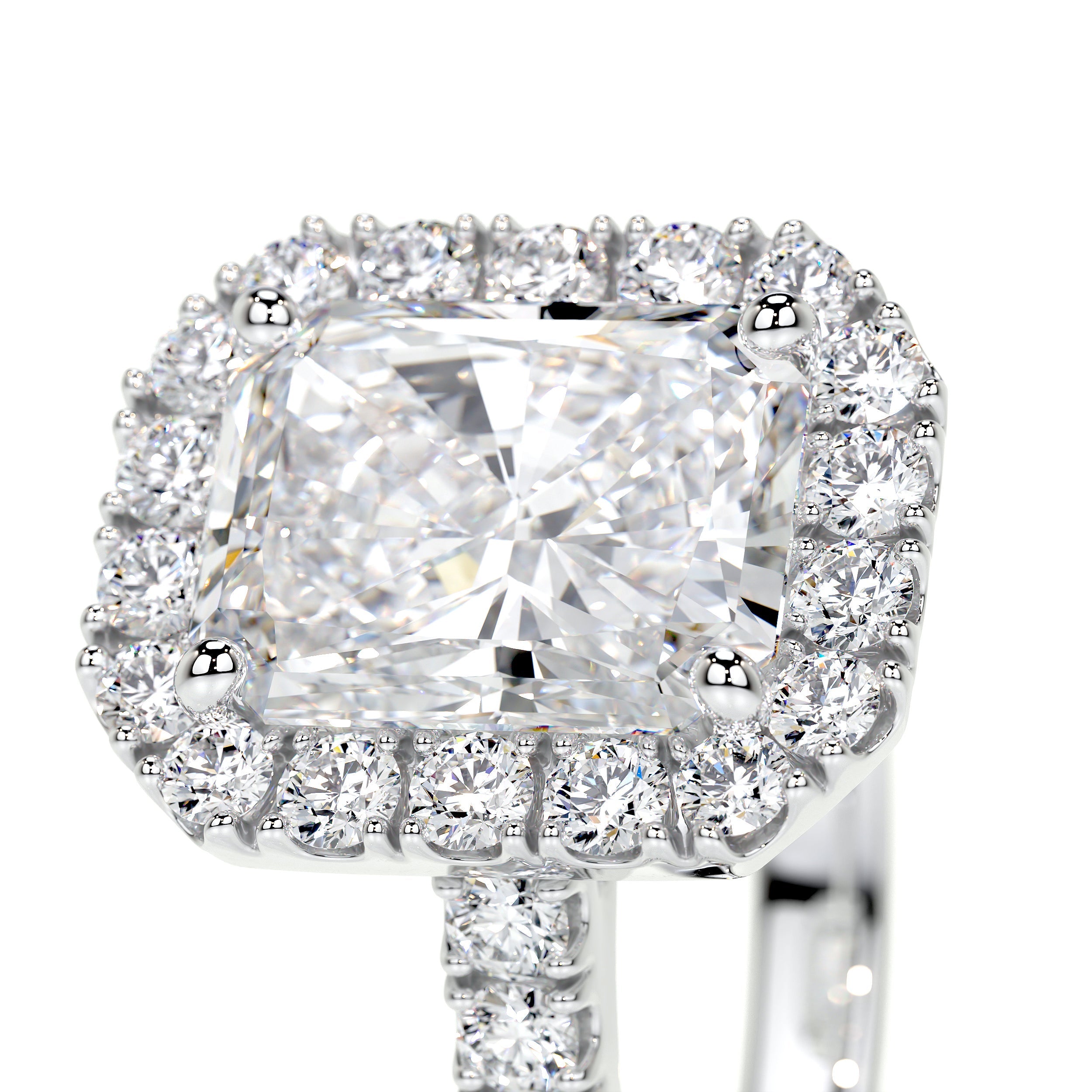 Andrea Lab Grown Diamond Ring (2.5 Carat) -14K White Gold