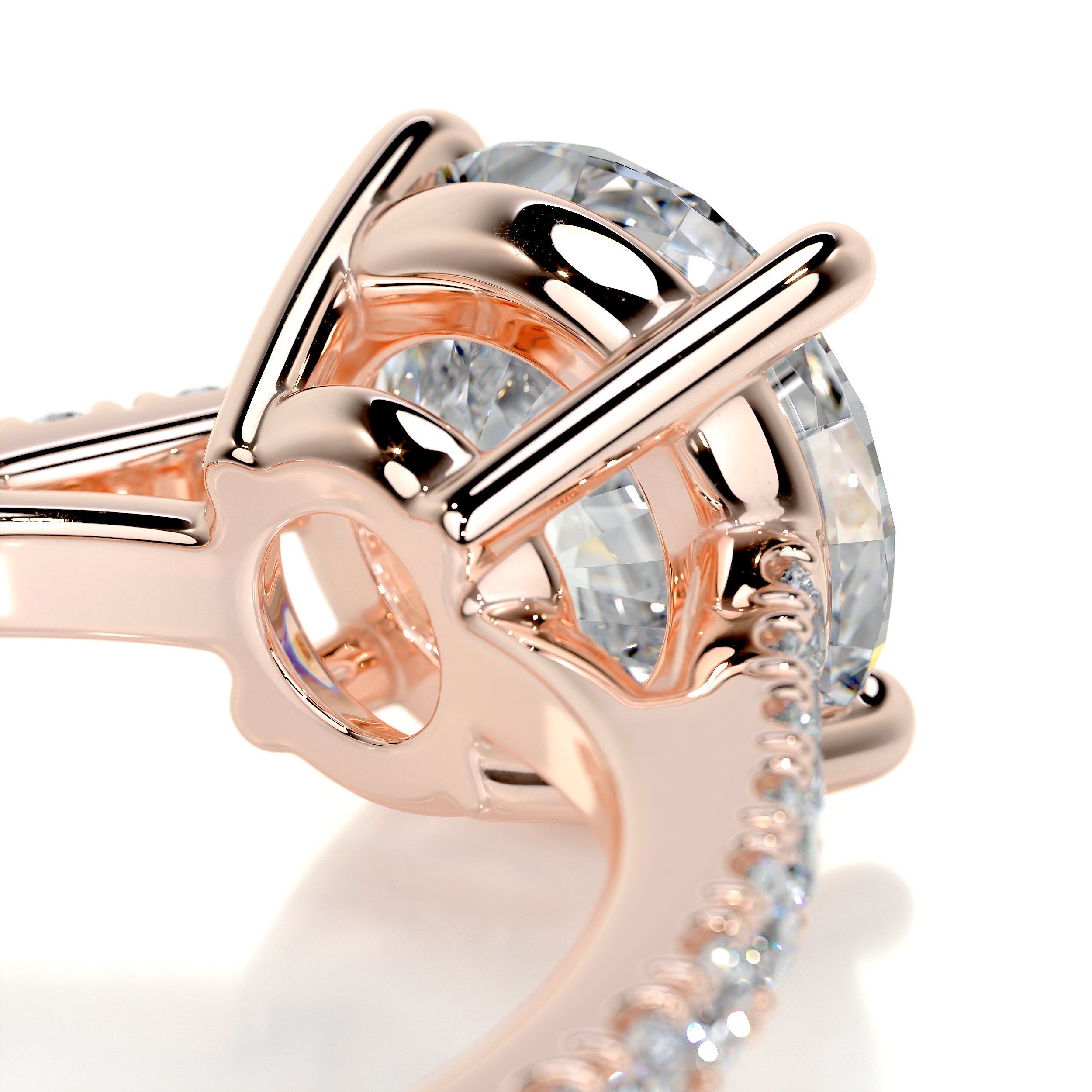 Anna Diamond Engagement Ring -14K Rose Gold