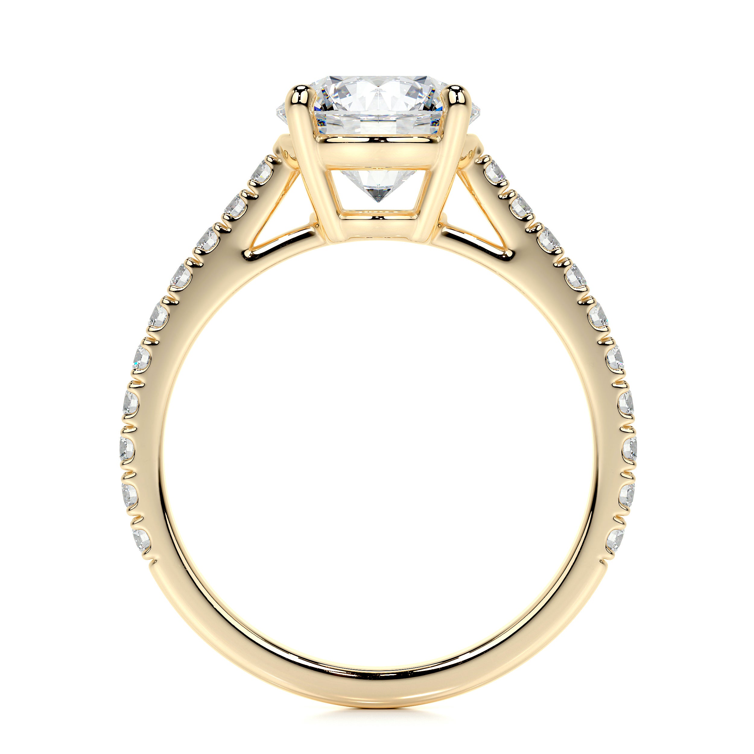 Anna Lab Grown Diamond Ring -18K Yellow Gold