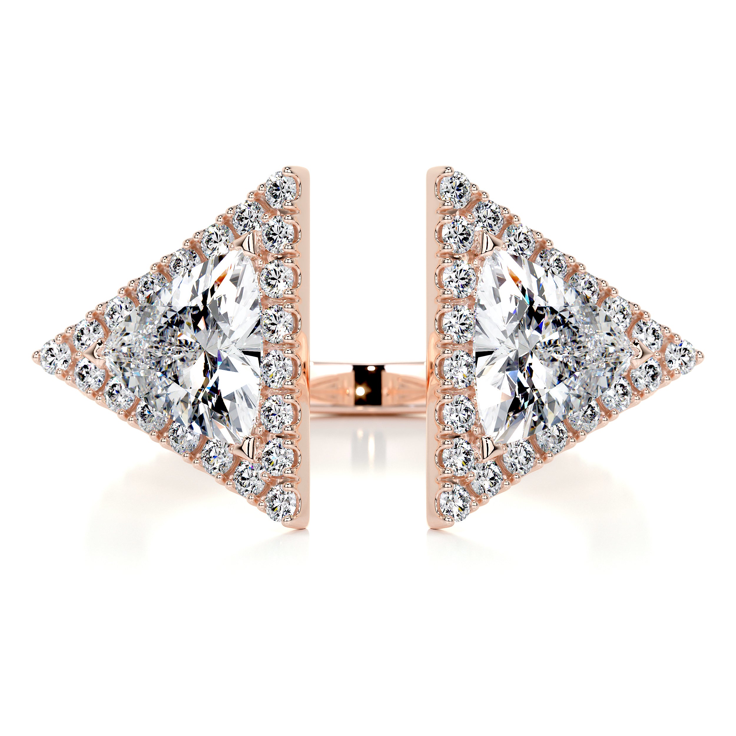 Jade Fashion Diamond Ring (1.5 carat) -14K Rose Gold