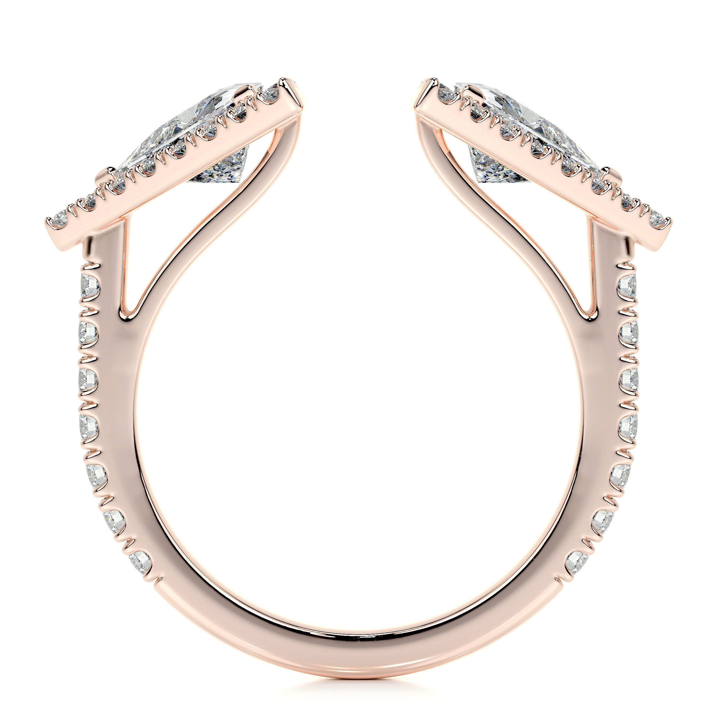 Jade Lab Grown Diamond Wedding Ring (1.5 carat) -14K Rose Gold