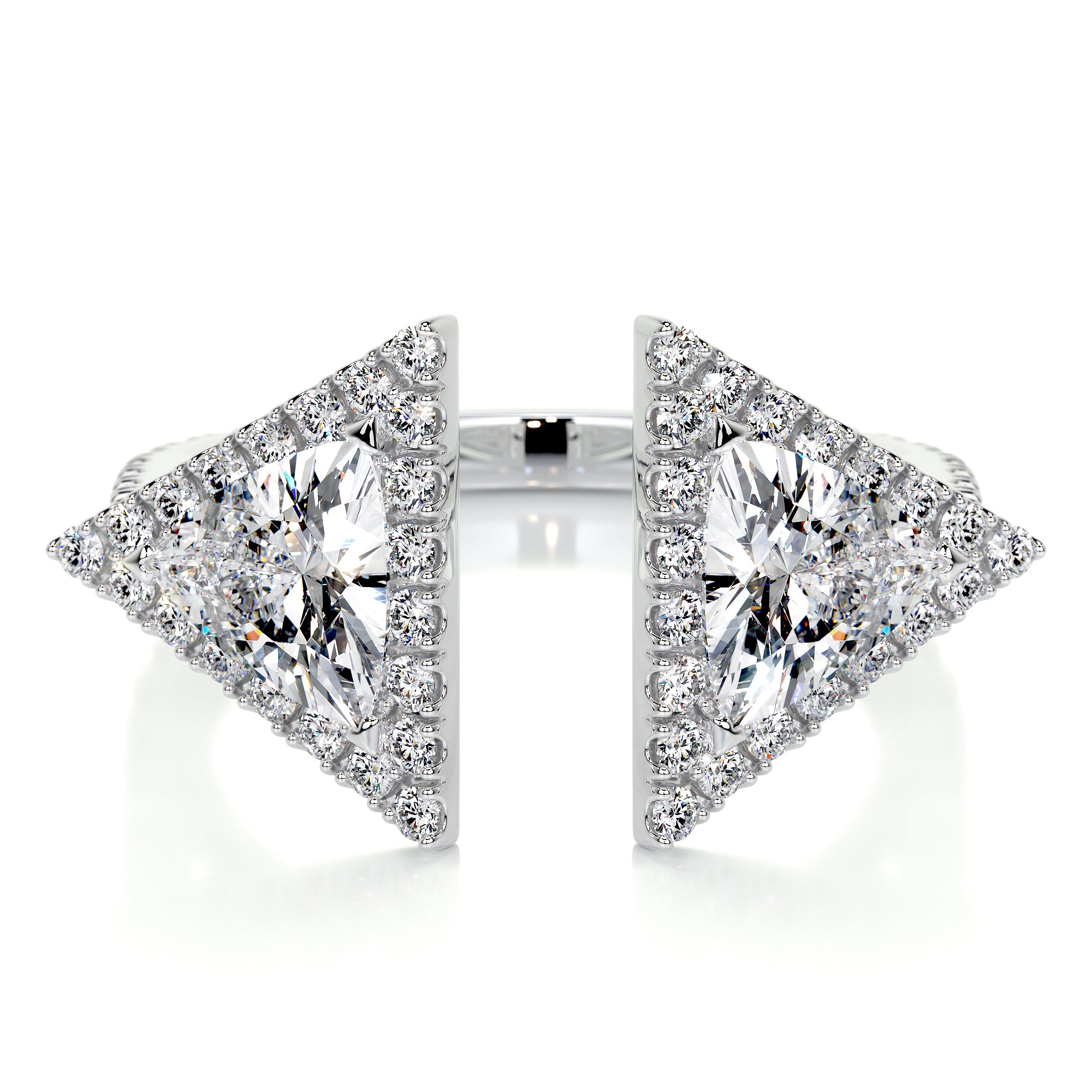 Jade Lab Grown Diamond Wedding Ring (1.5 carat) -14K White Gold