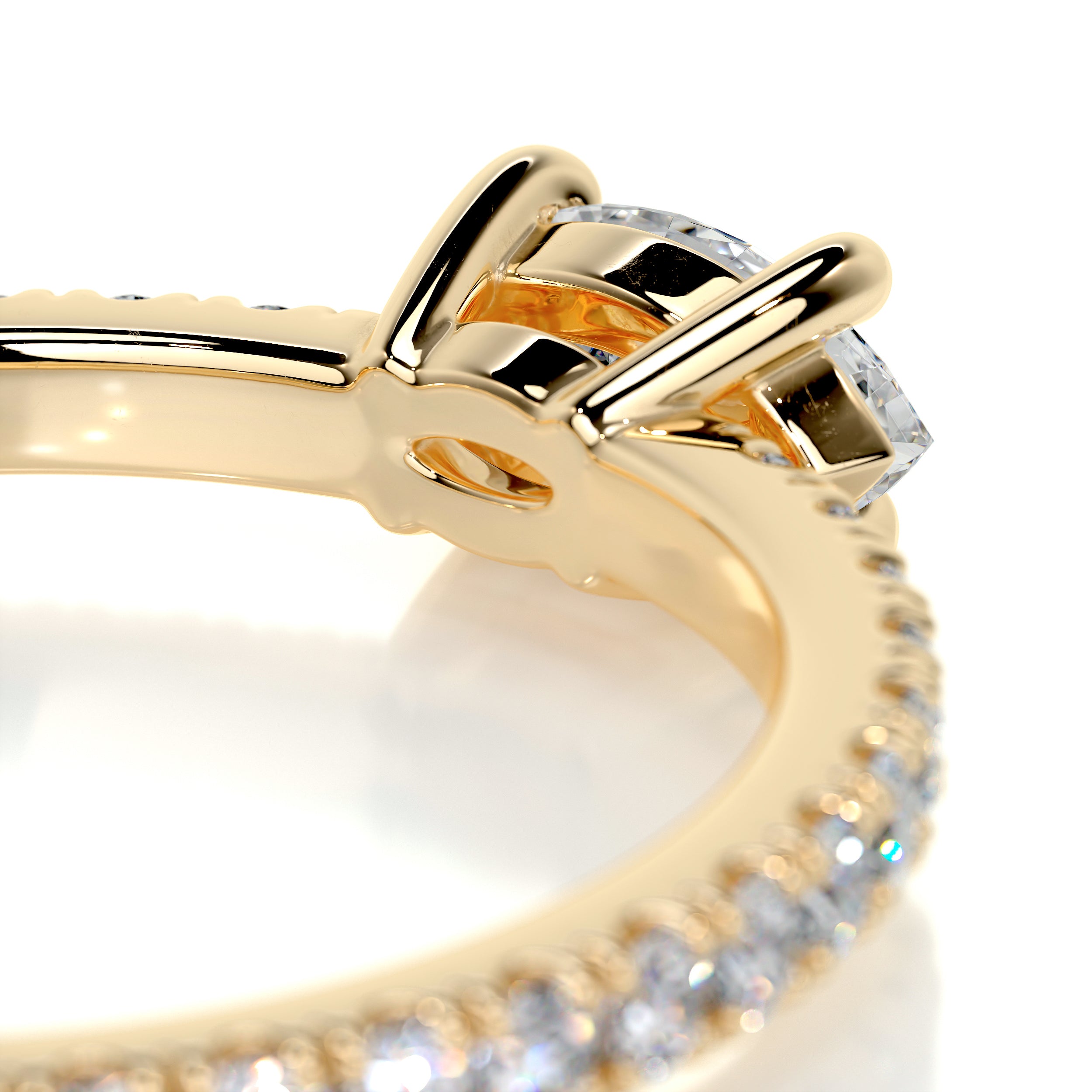 Chloe Marquise Stacking Ring (0.60 Carat) -18K Yellow Gold