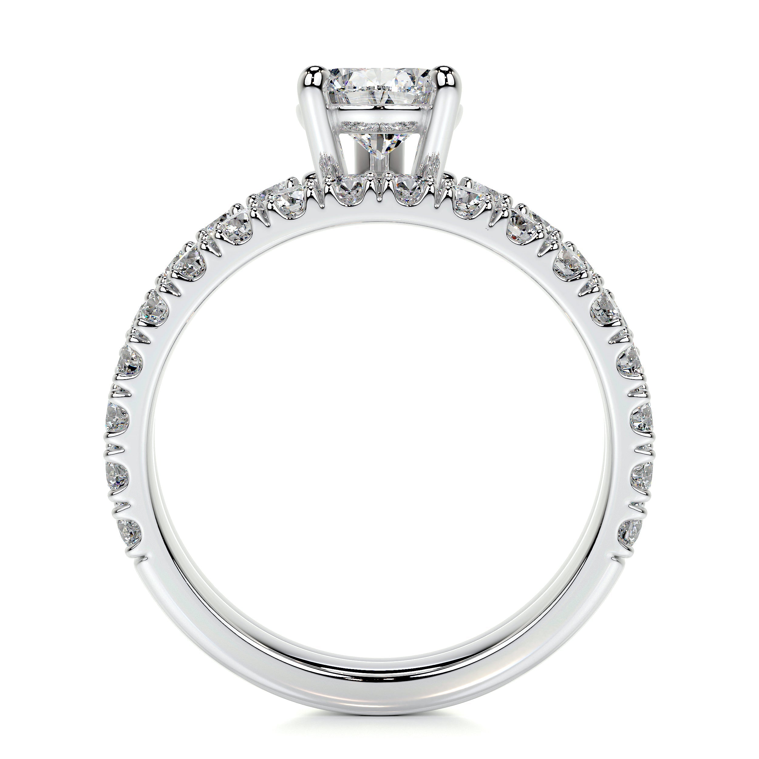 Hailey Lab Grown Diamond Bridal Set   (2.5 Carat) -18K White Gold