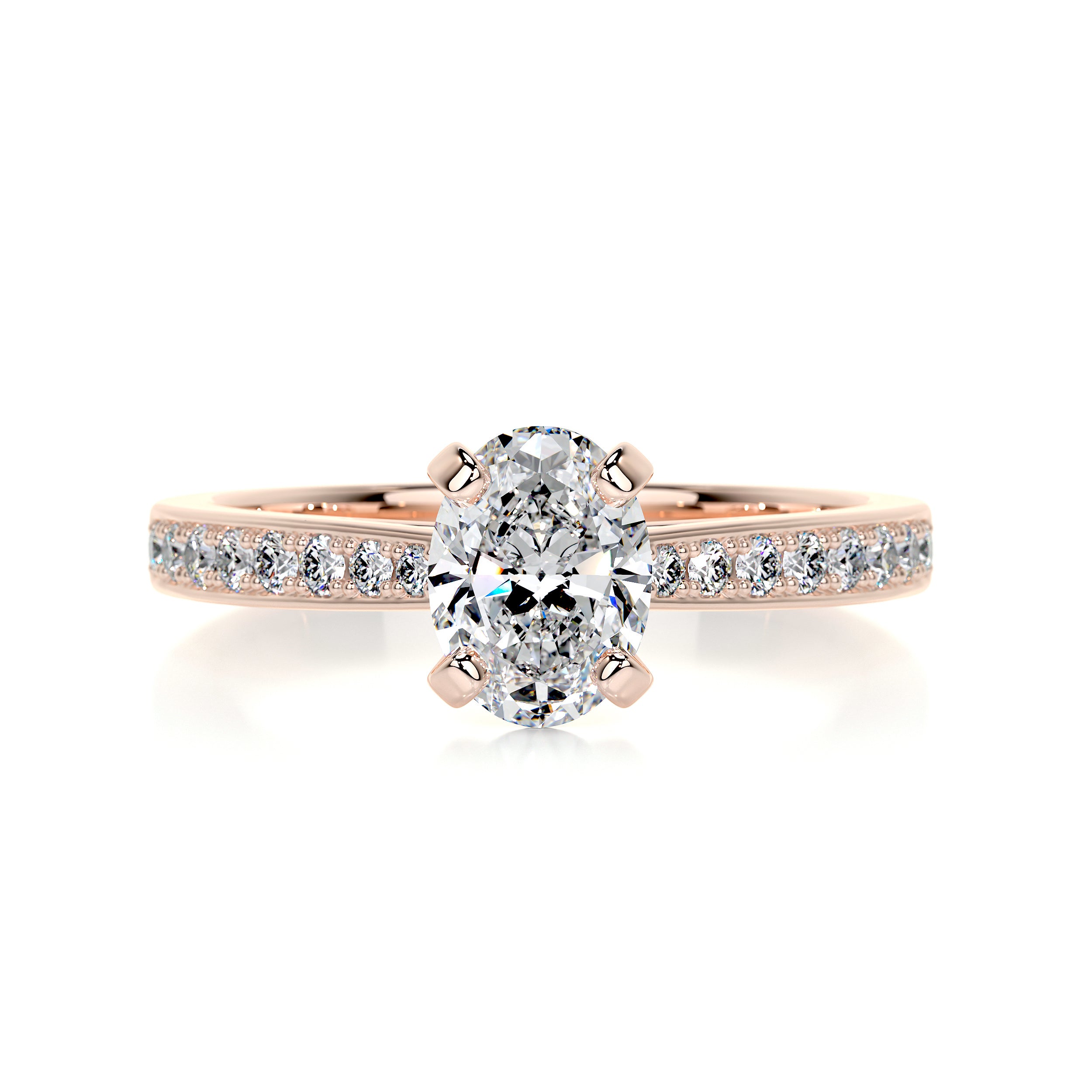 Talia Diamond Engagement Ring -14K Rose Gold