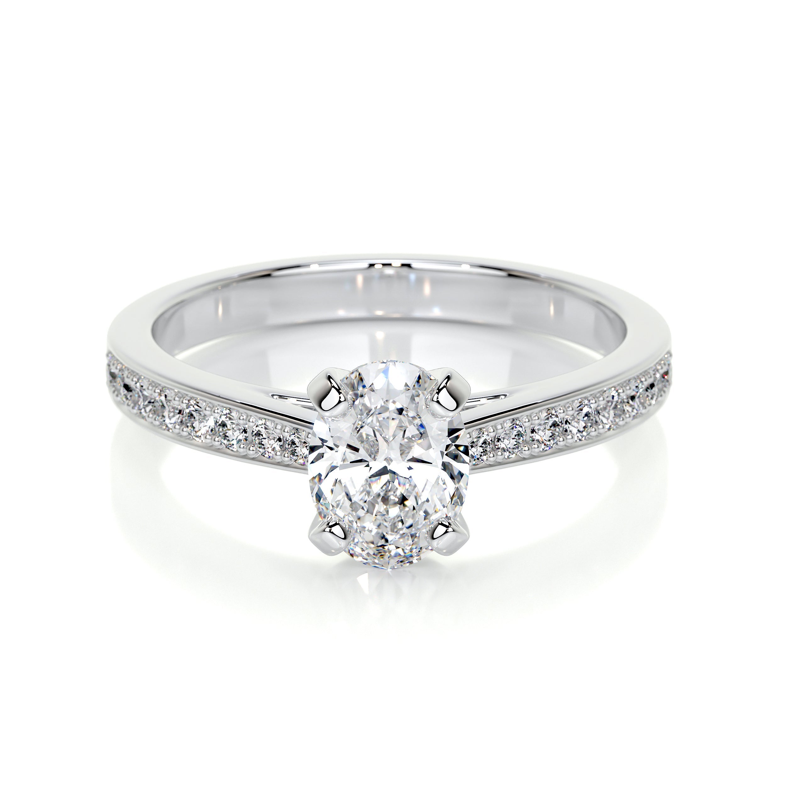 Talia Lab Grown Diamond Ring -14K White Gold