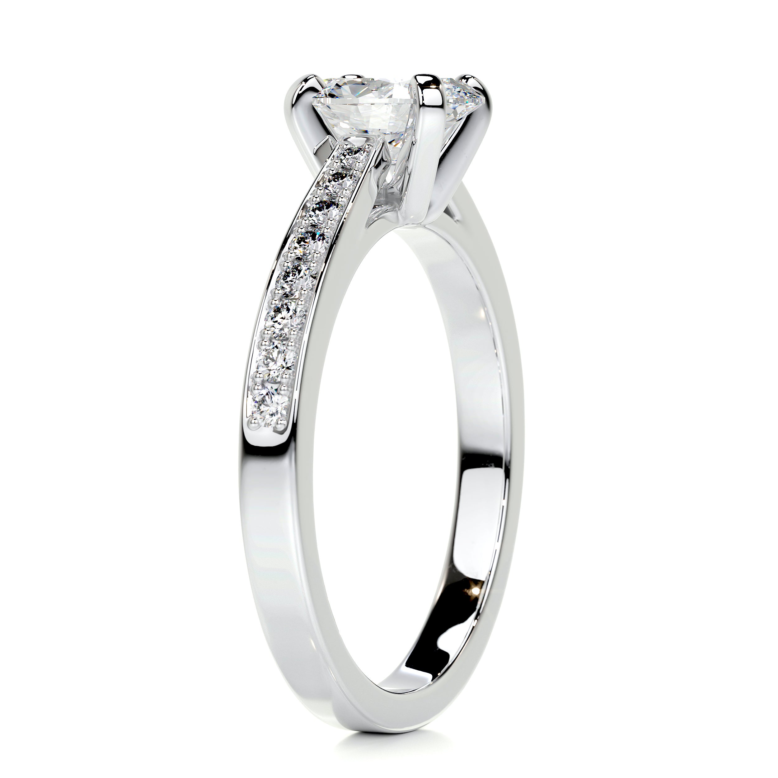 Talia Diamond Engagement Ring -14K White Gold