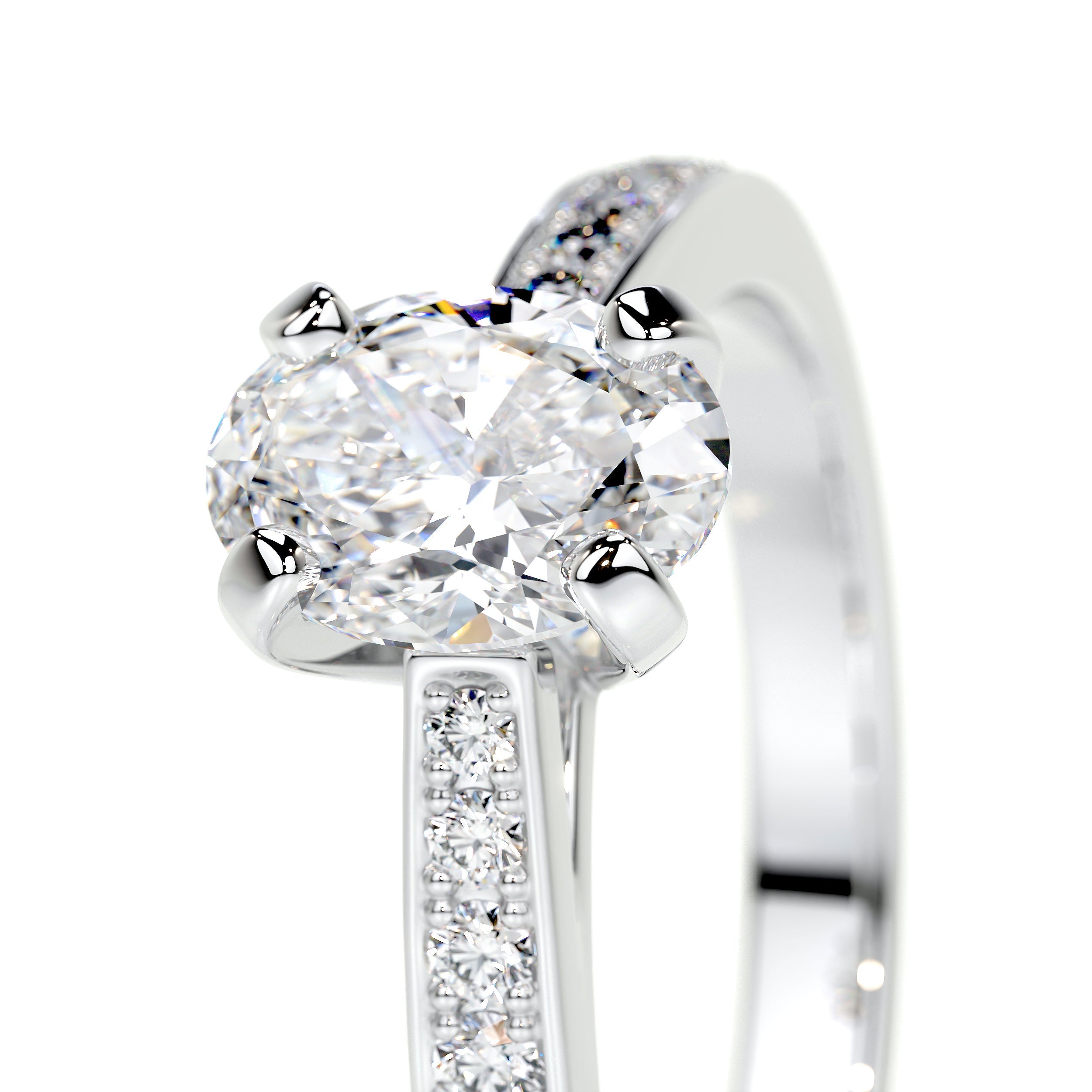 Talia Lab Grown Diamond Ring -14K White Gold
