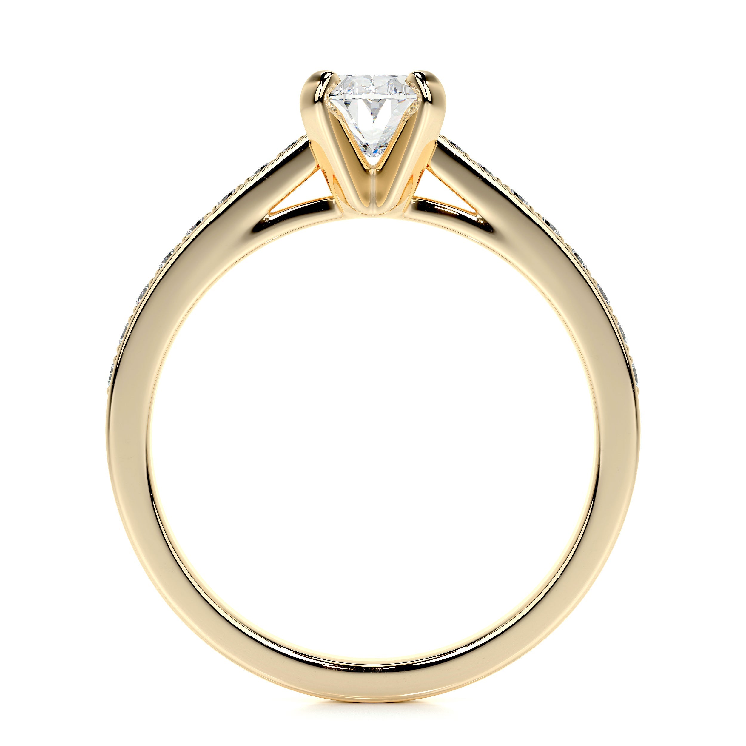Talia Lab Grown Diamond Ring -18K Yellow Gold